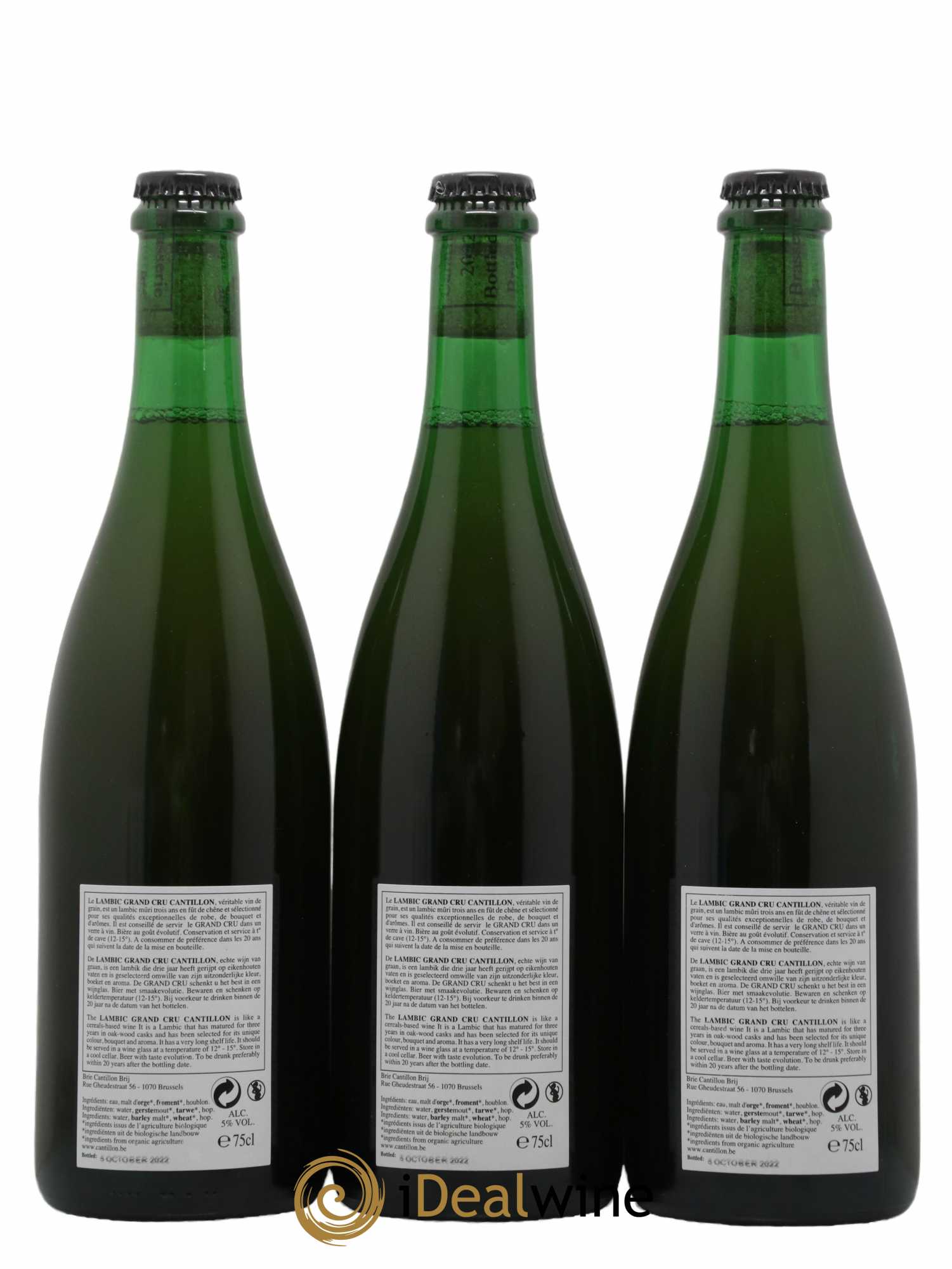 Bière Bière Grand Cru Bruocsella Maison Cantillon - Lot de 3 bouteilles - 1