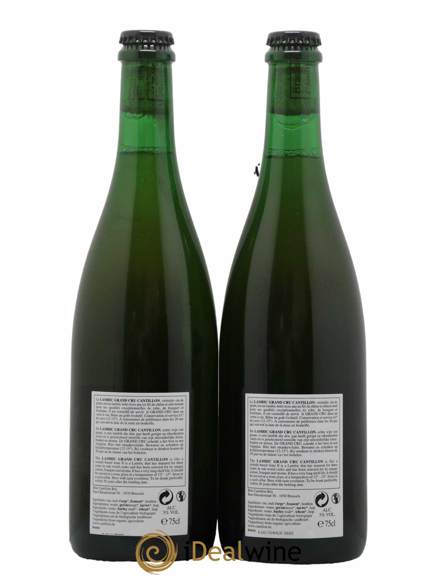 Bière Bière Grand Cru Bruocsella Maison Cantillon - Lot of 2 bottles - 1
