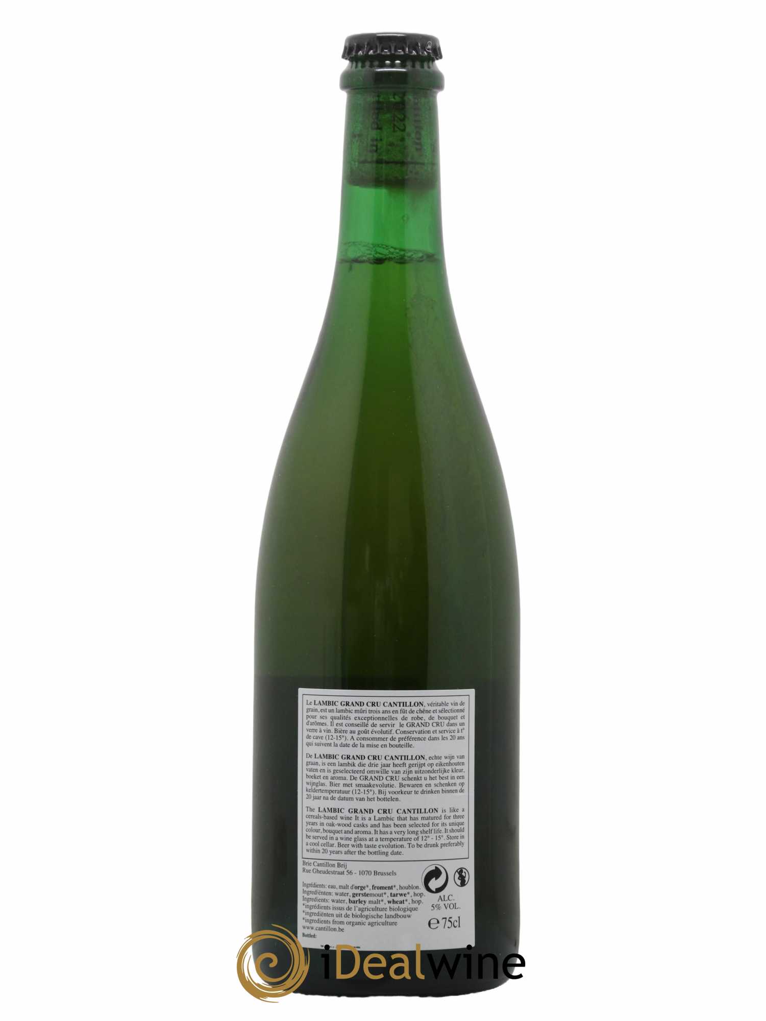 Bière Bière Grand Cru Bruocsella Maison Cantillon - Lot de 1 bouteille - 1