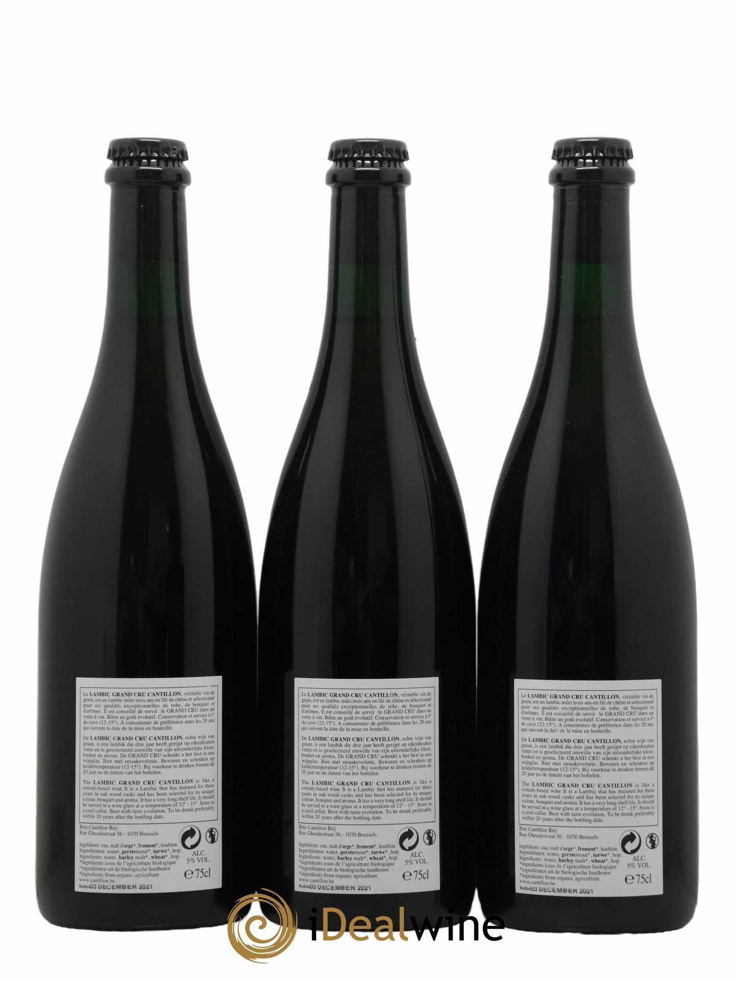 Bière Bière Grand Cru Bruocsella Maison Cantillon - Lot of 3 bottles - 1