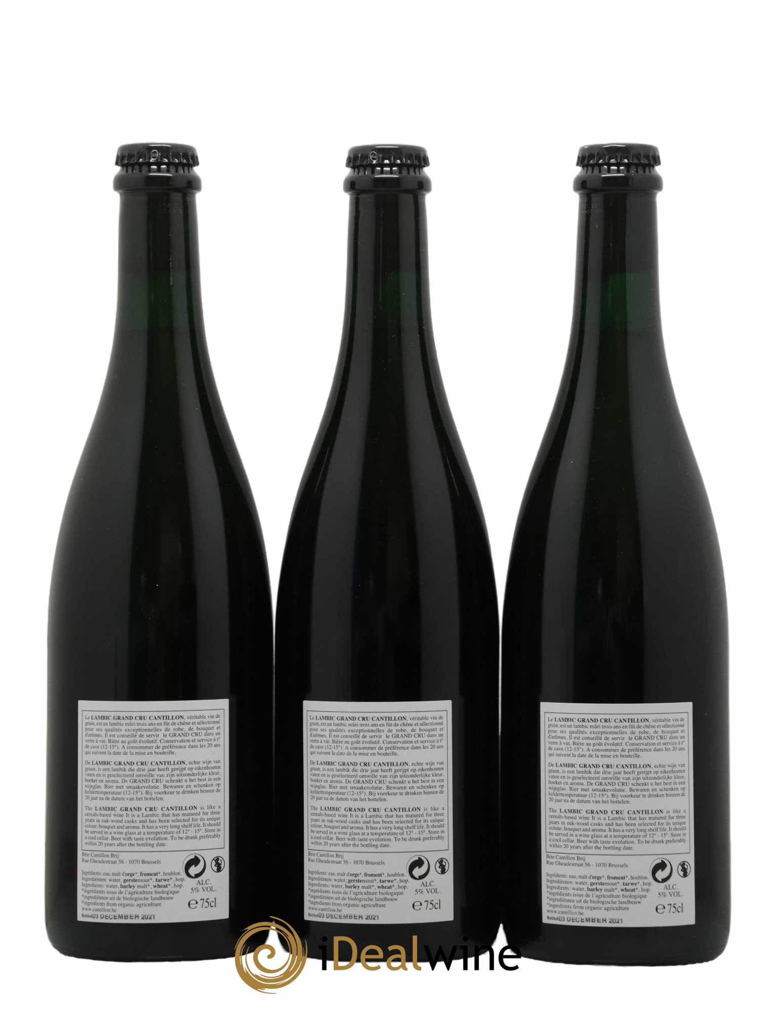Bière Bière Grand Cru Bruocsella Maison Cantillon - Lot de 3 bouteilles - 1