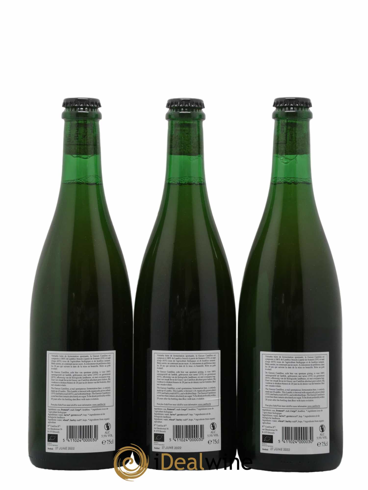 Bière Gueuze 100% Lambic Maison Cantillon - Lot de 6 bouteilles - 2