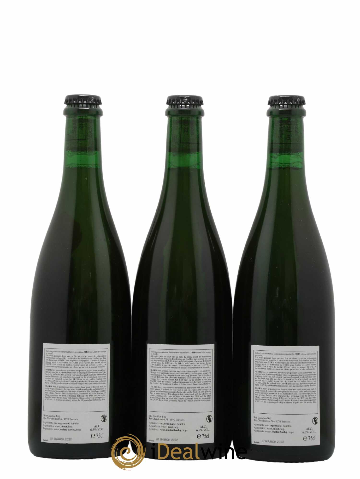 Bière Bière Iris Maison Cantillon - Lot de 3 bouteilles - 1