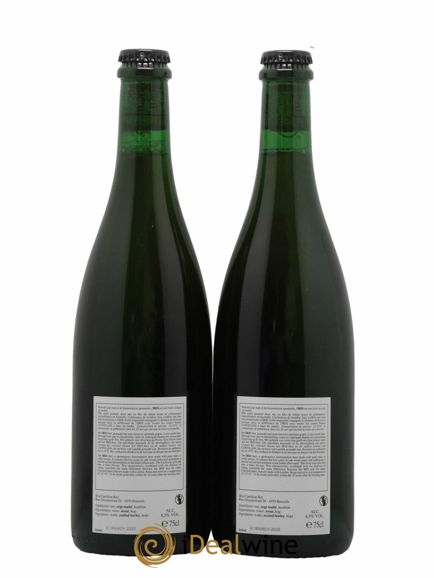 Bière Bière Iris Maison Cantillon - Lot de 2 bouteilles - 1