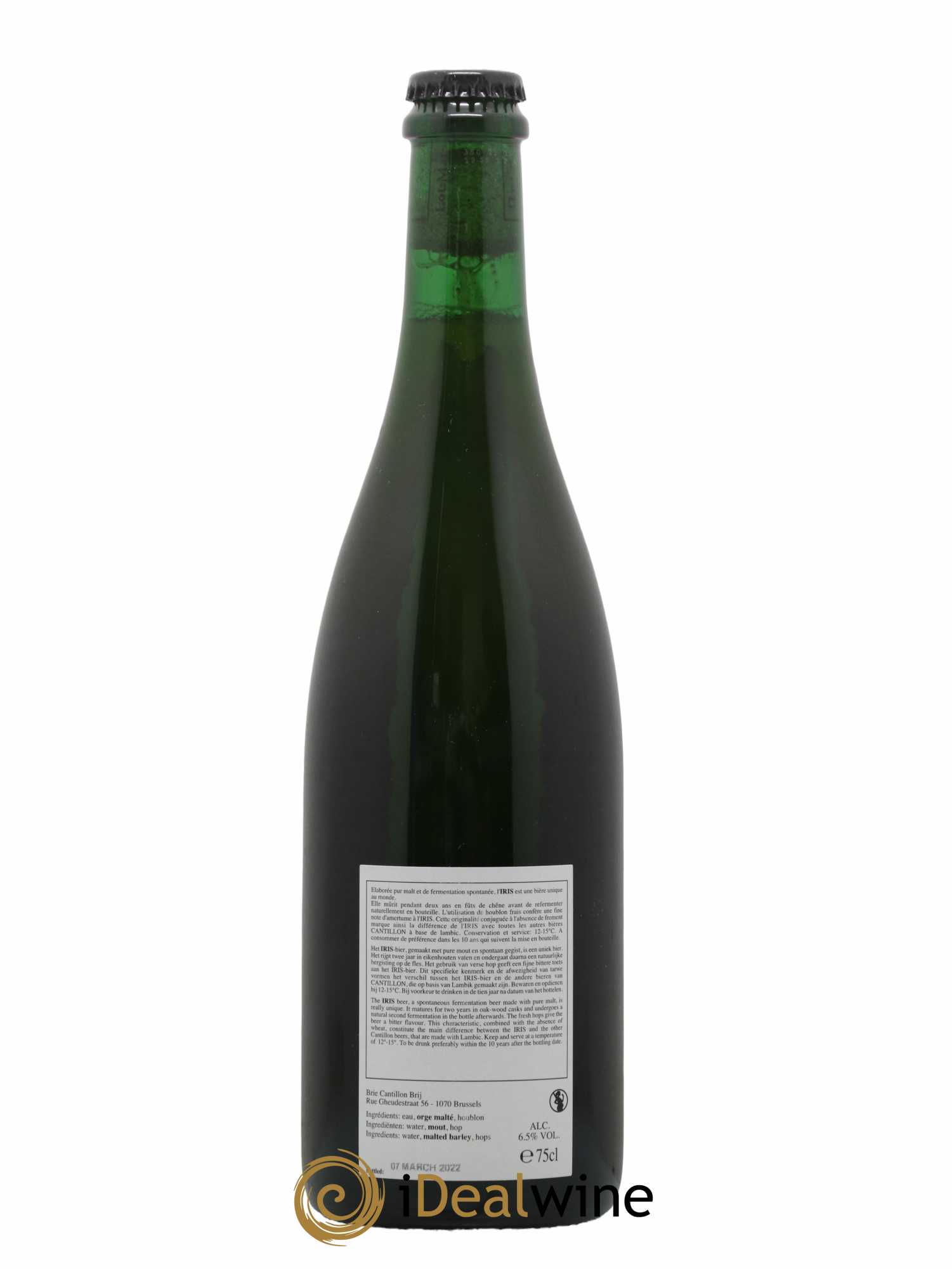 Bière Bière Iris Maison Cantillon - Lot de 1 bouteille - 1