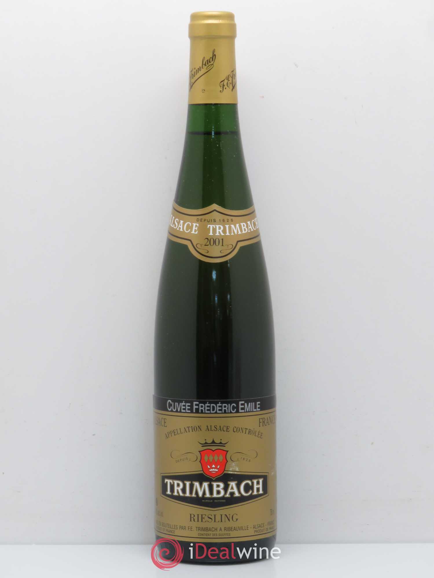 Alsace Riesling Cuvée Frédéric Emile Trimbach (Domaine) 2001 - Lot de 1 bouteille - 0