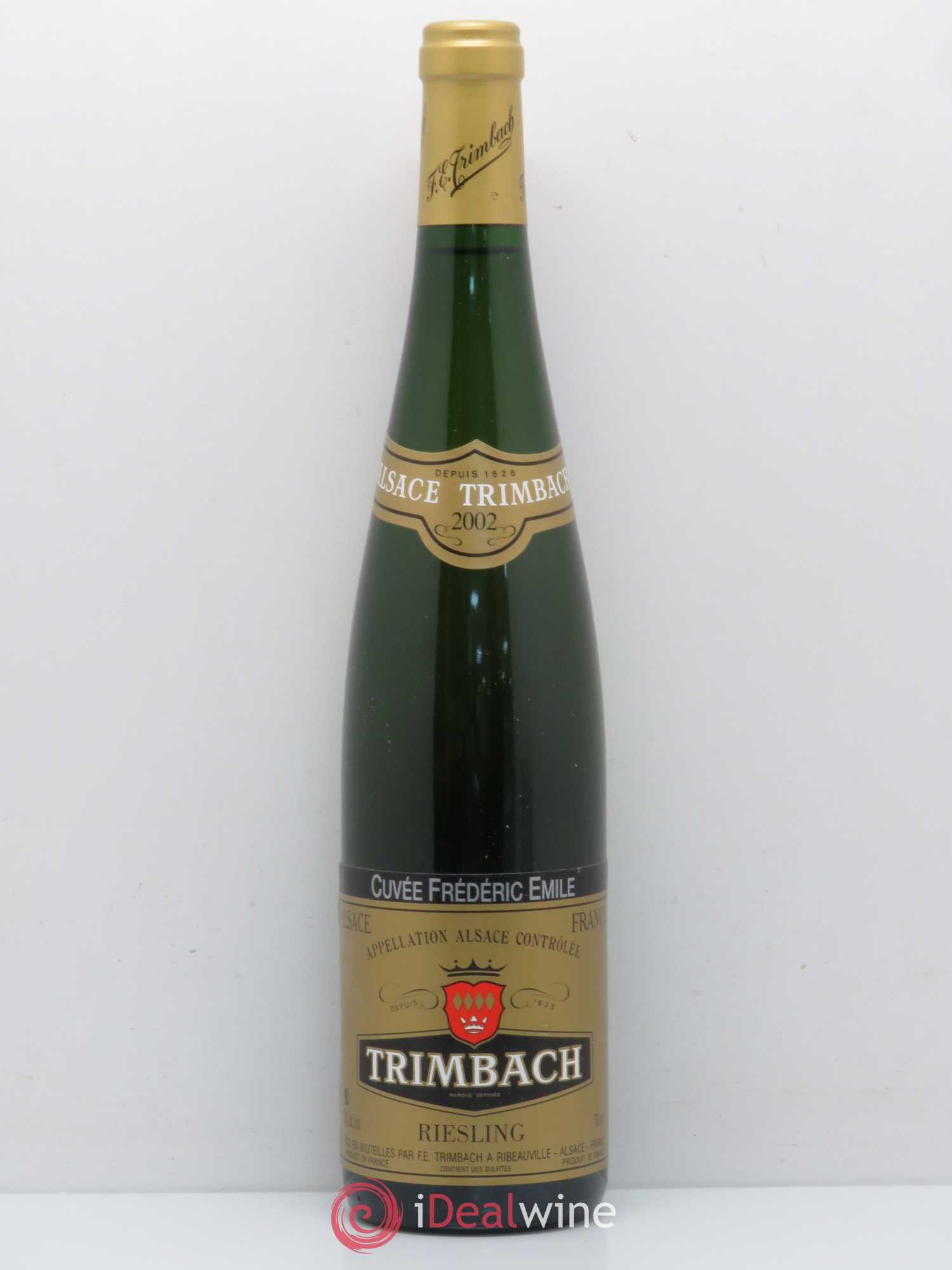 Alsace Riesling Cuvée Frédéric Emile Trimbach (Domaine) 2002 - Lot de 1 bouteille - 0