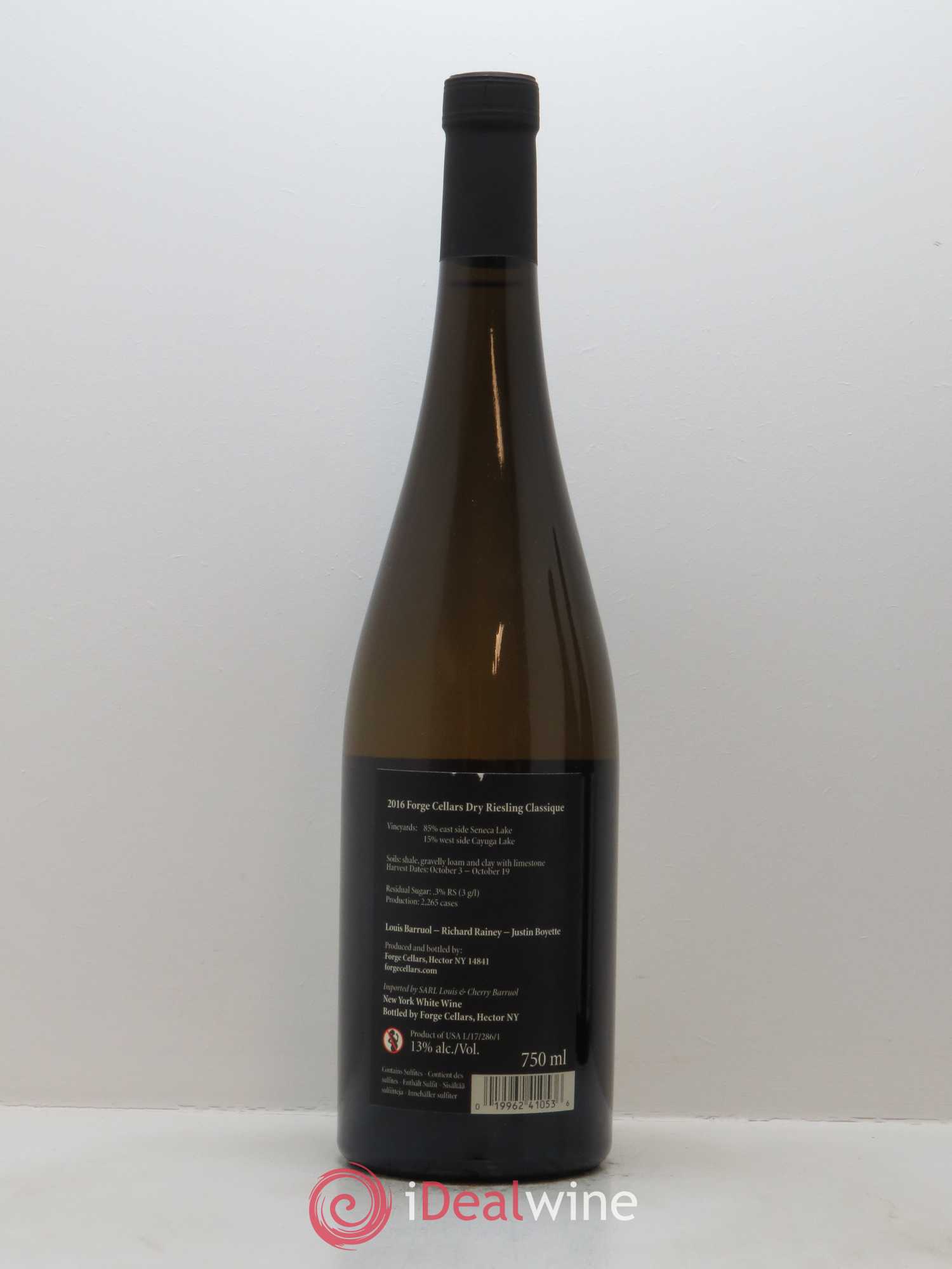 Finger Lakes Forge cellars (domaine Saint Cosme) 2016 - Lot de 1 bouteille - 1