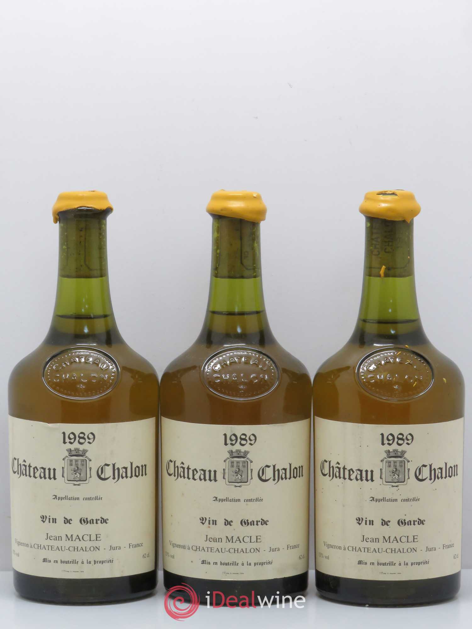 Château-Chalon Jean Macle 1989 - Lot de 3 bouteilles - 0