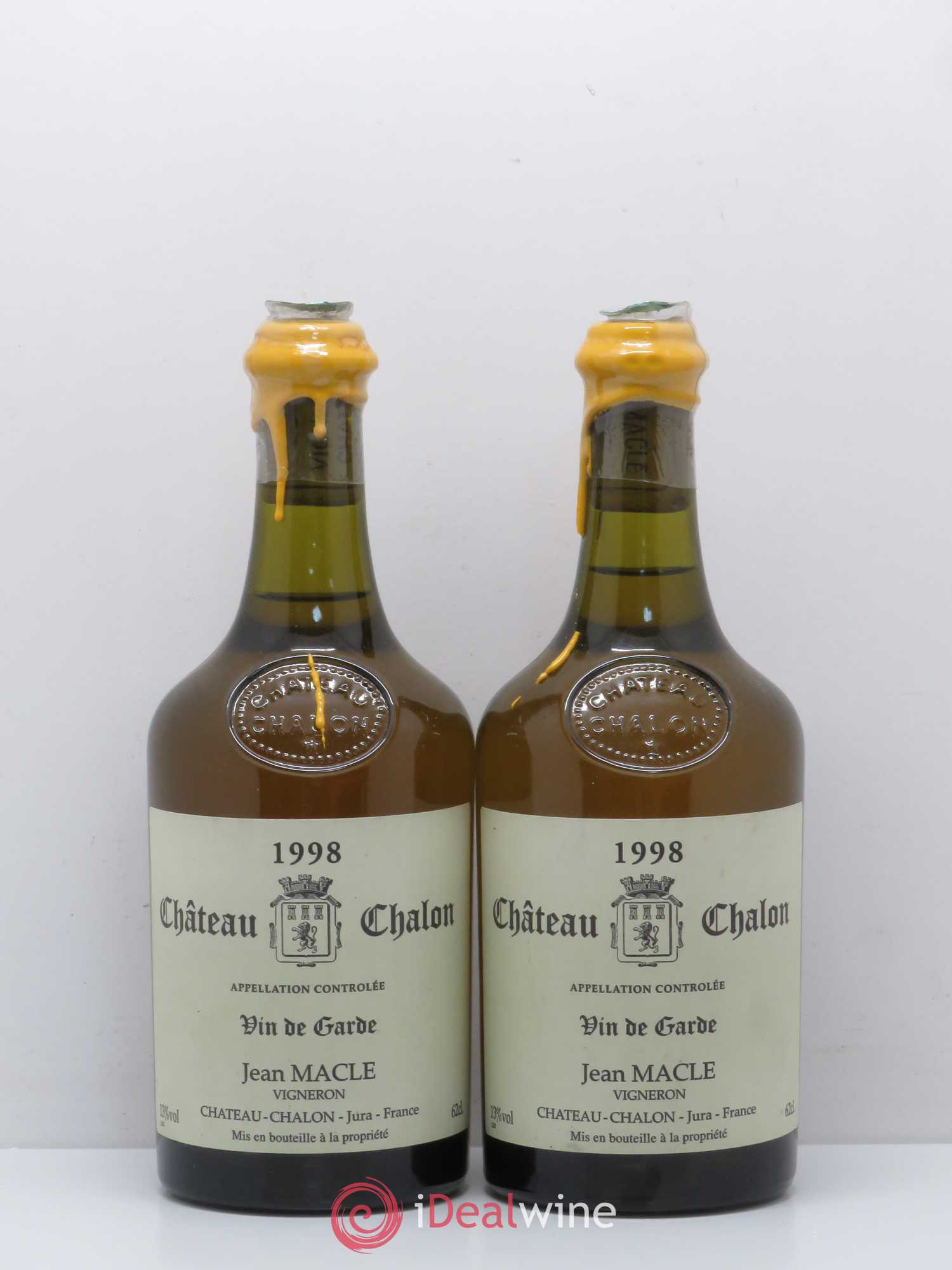 Château-Chalon Jean Macle 1998 - Lot de 2 bouteilles - 0