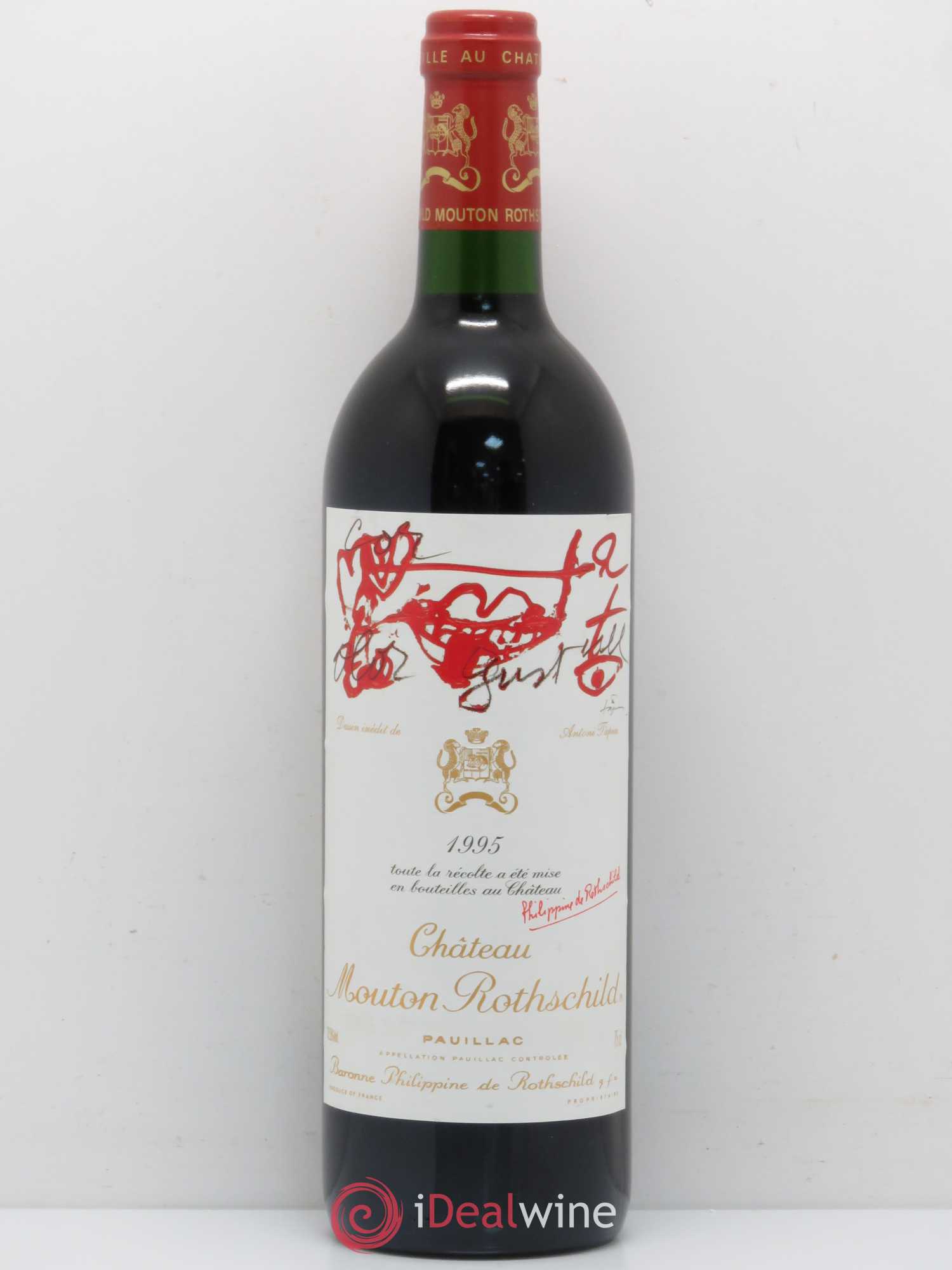 Château Mouton Rothschild 1er Grand Cru Classé 1995 - Lot de 1 bouteille - 0