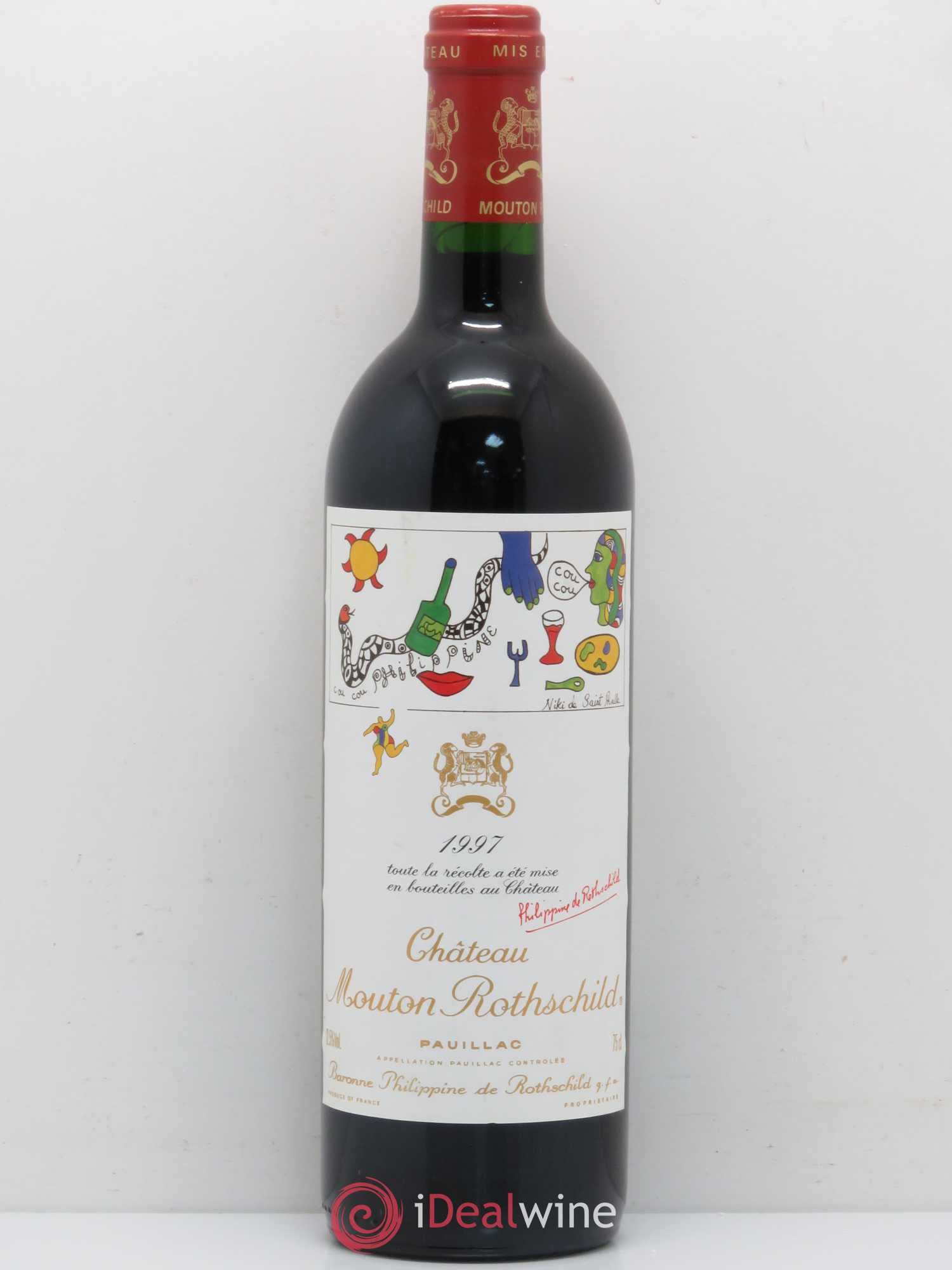 Château Mouton Rothschild 1er Grand Cru Classé 1997 - Lot de 1 bouteille - 0