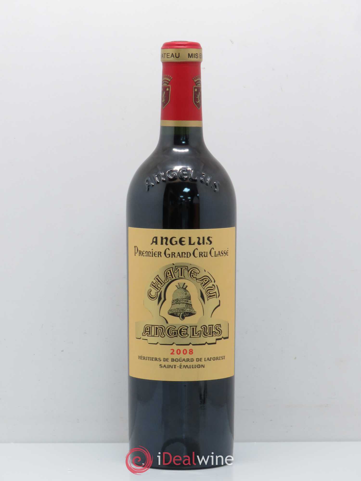 Château Angélus 1er Grand Cru Classé A 2008 - Lot de 1 bouteille - 0