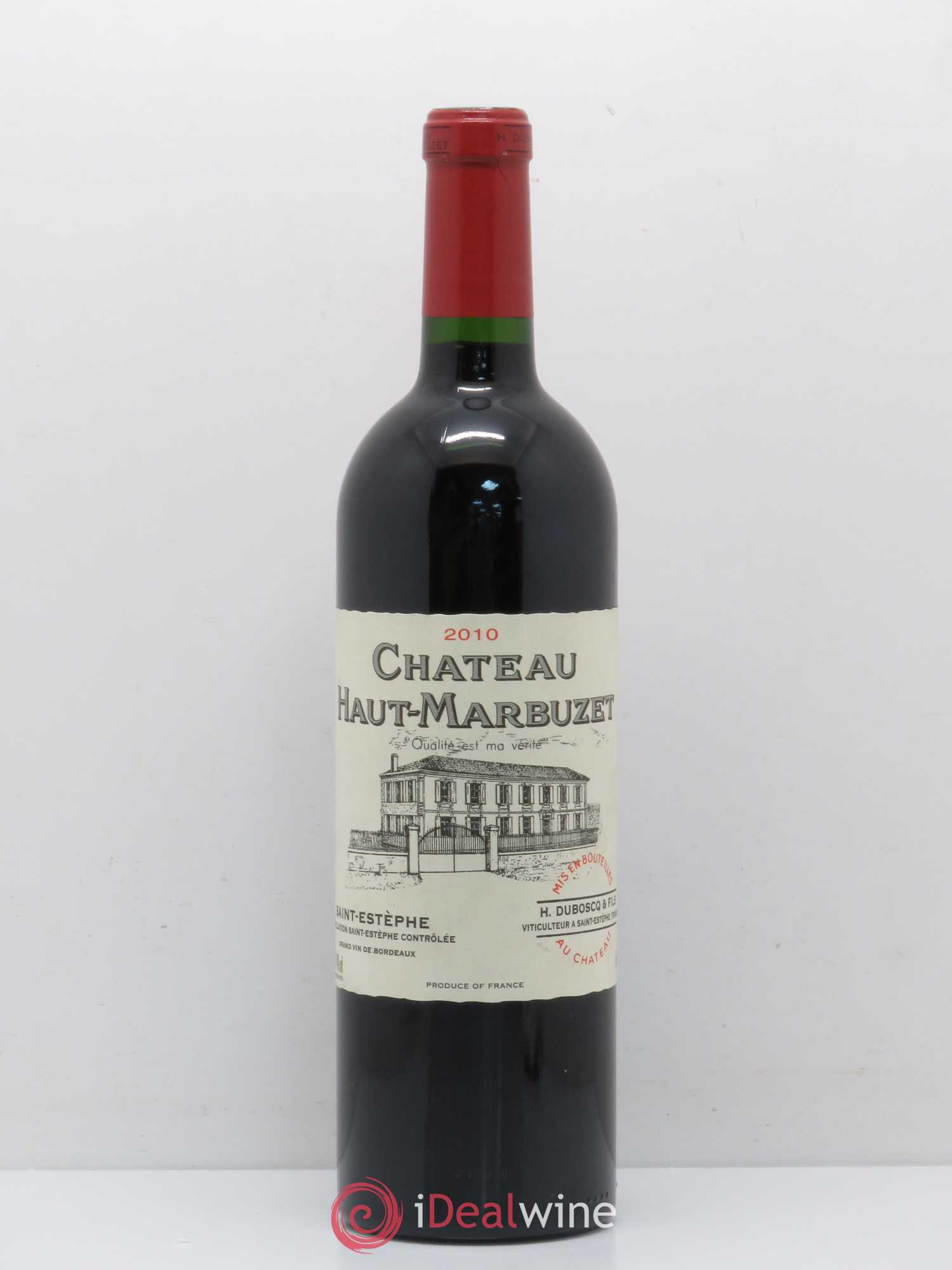 Château Haut Marbuzet 2010 - Lot de 1 bouteille - 0