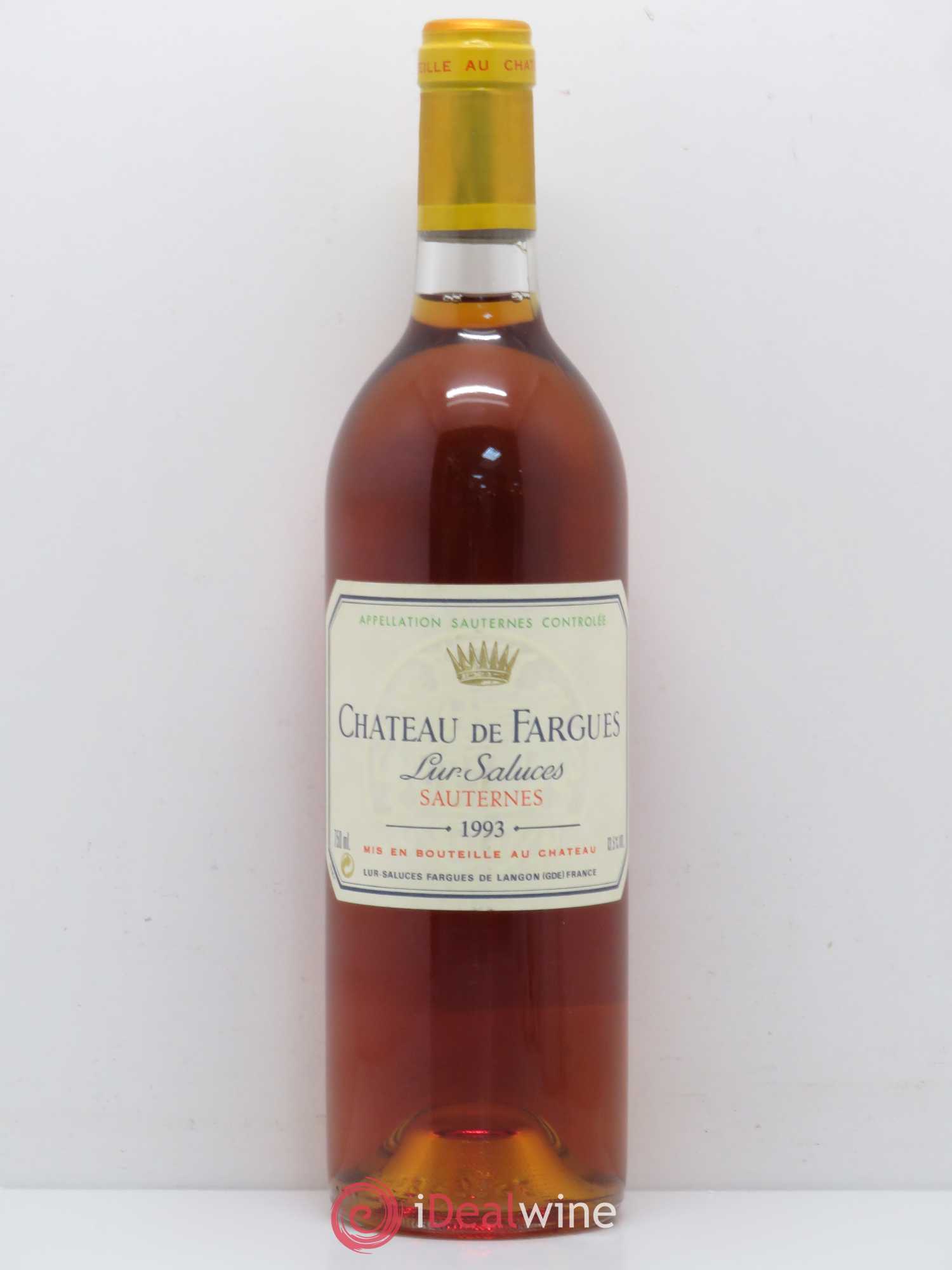 Château de Fargues 1993 - Posten von 1 Flasche - 0
