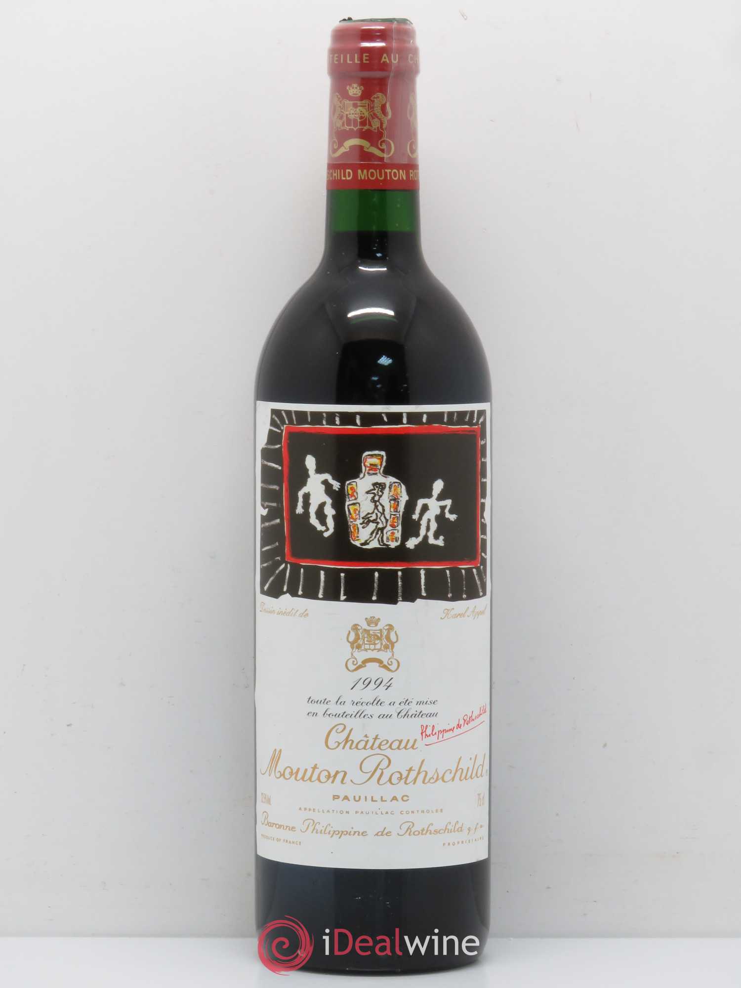 Château Mouton Rothschild 1er Grand Cru Classé 1994 - Lot de 1 bouteille - 0