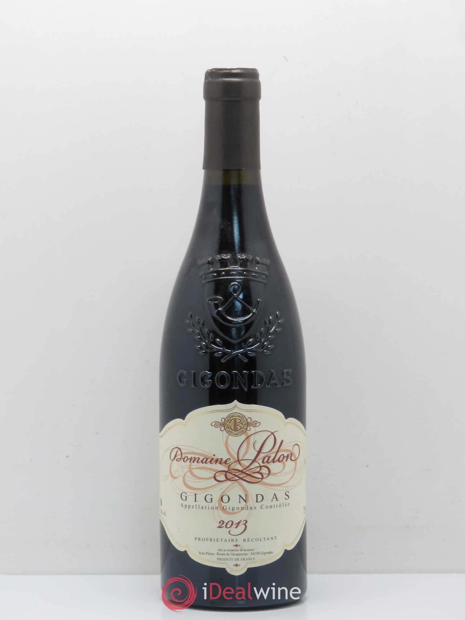 Gigondas Domaine Palon (sans prix de réserve) 2013 - Posten von 1 Flasche - 0