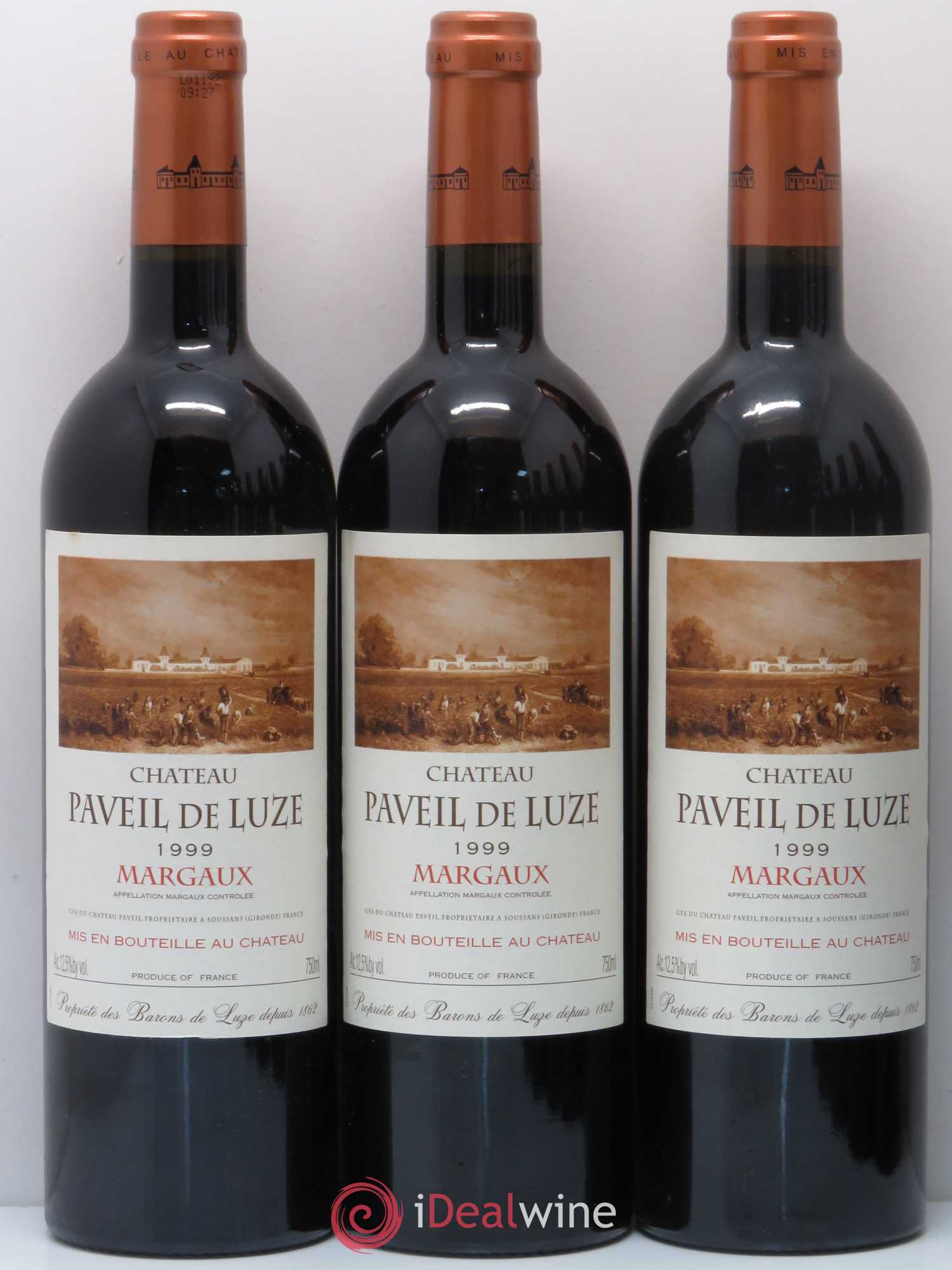 Château Paveil de Luze Cru Bourgeois 1999 - Lot de 12 bouteilles - 2