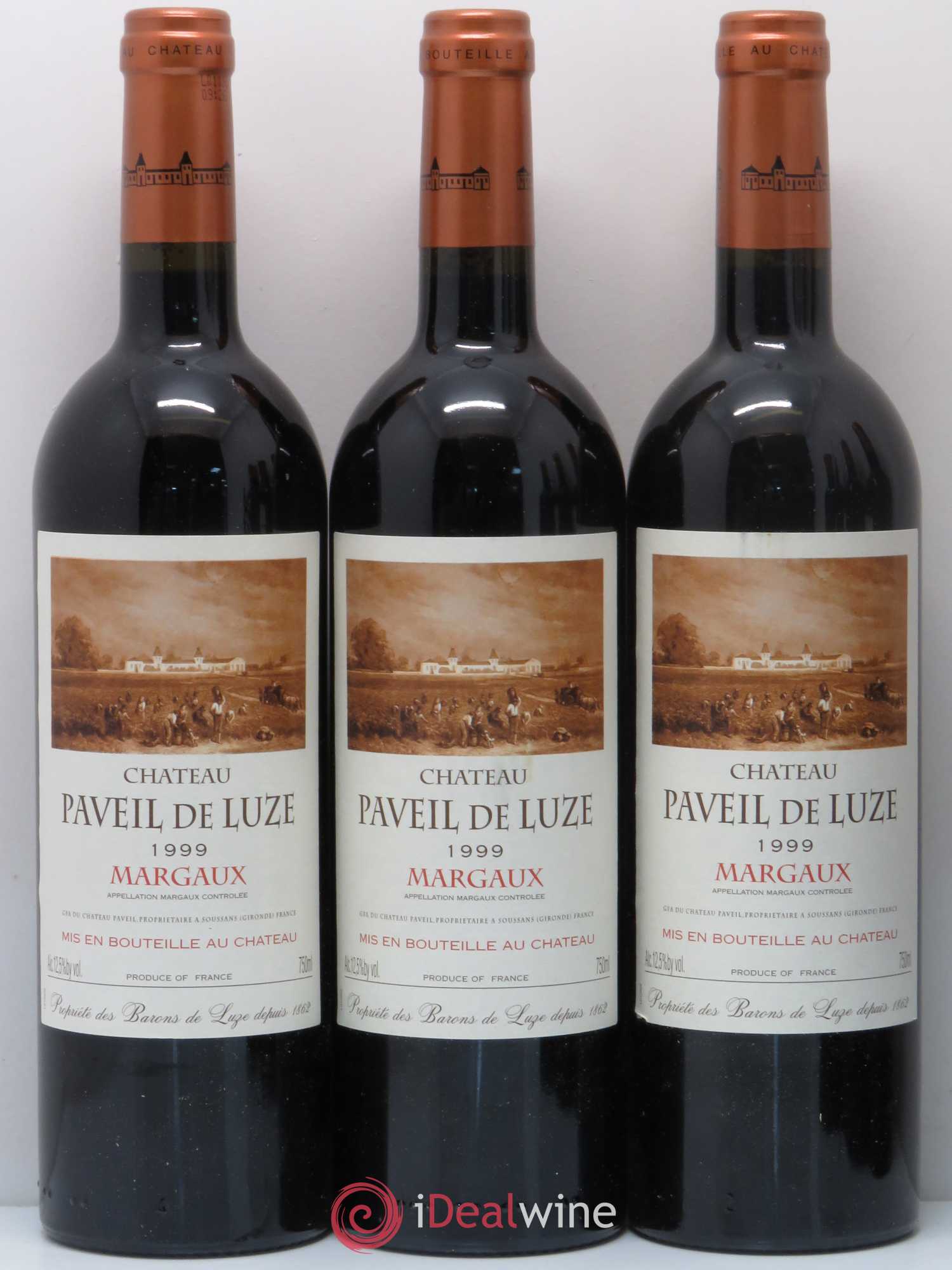 Château Paveil de Luze Cru Bourgeois 1999 - Lot de 12 bouteilles - 3