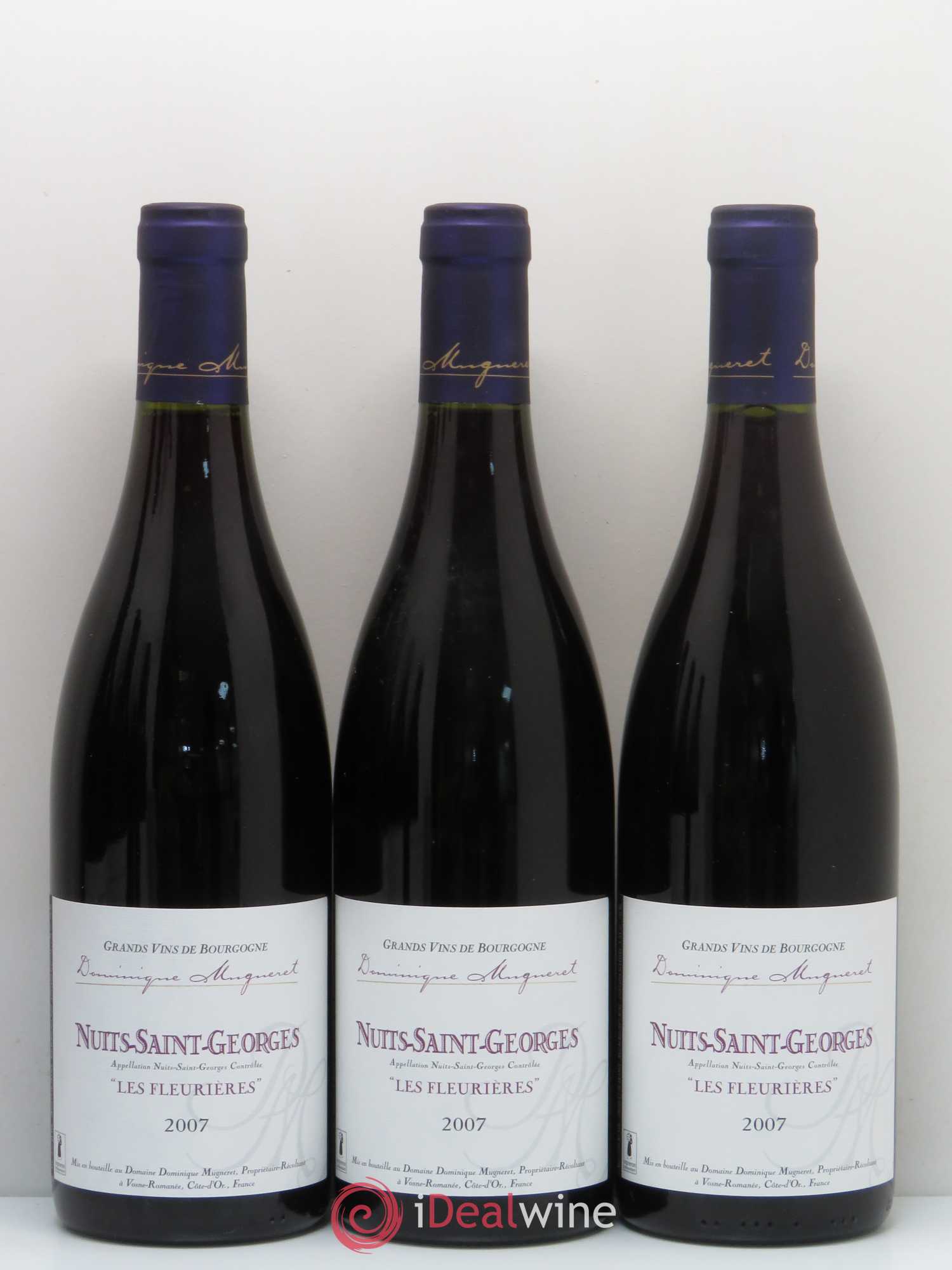 Nuits-Saint-Georges Les Fleurières Dominique Mugneret (Domaine) 2007 - Lot de 6 bouteilles - 1