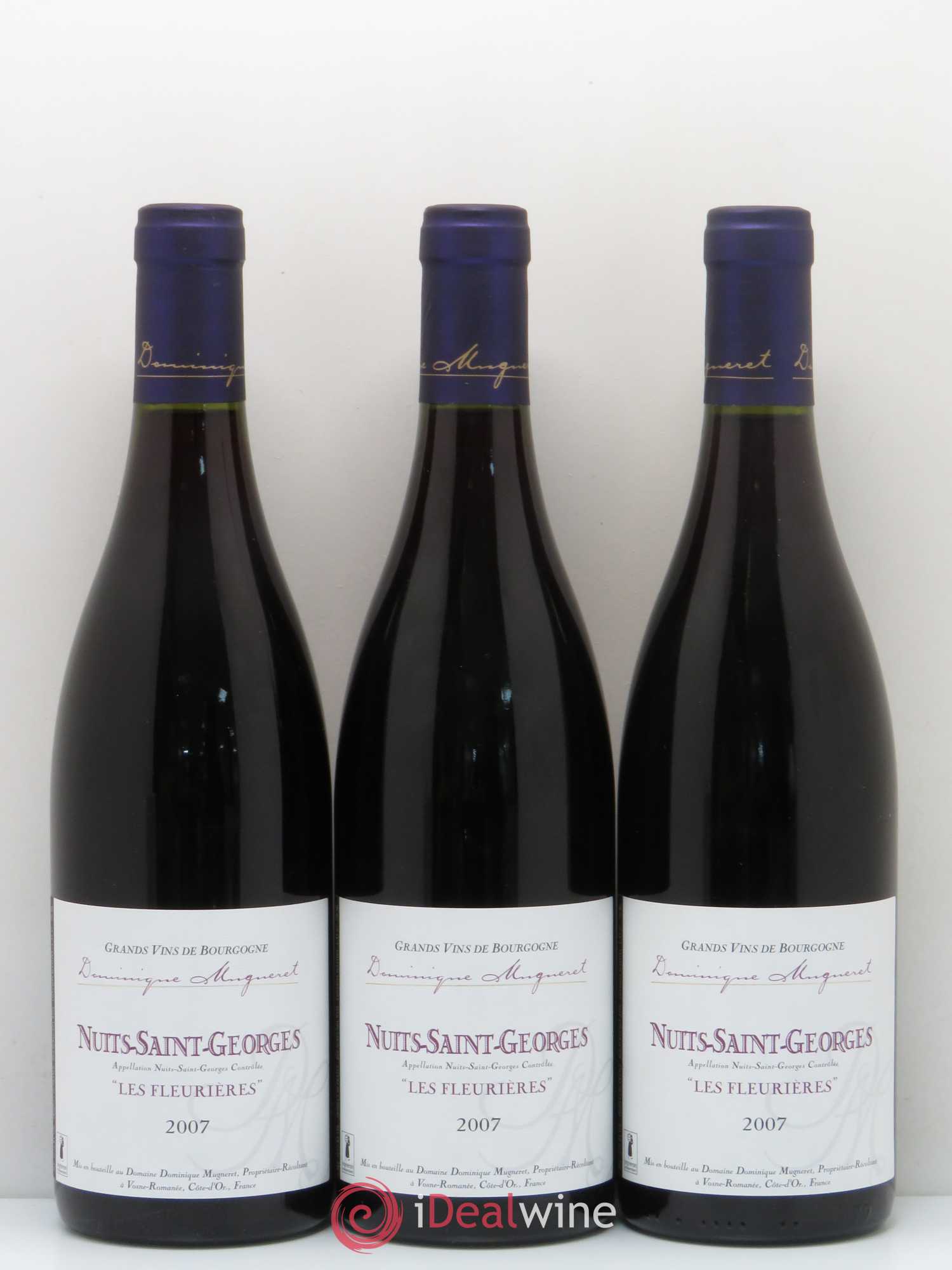 Nuits-Saint-Georges Les Fleurières Dominique Mugneret (Domaine) 2007 - Lot de 6 bouteilles - 2