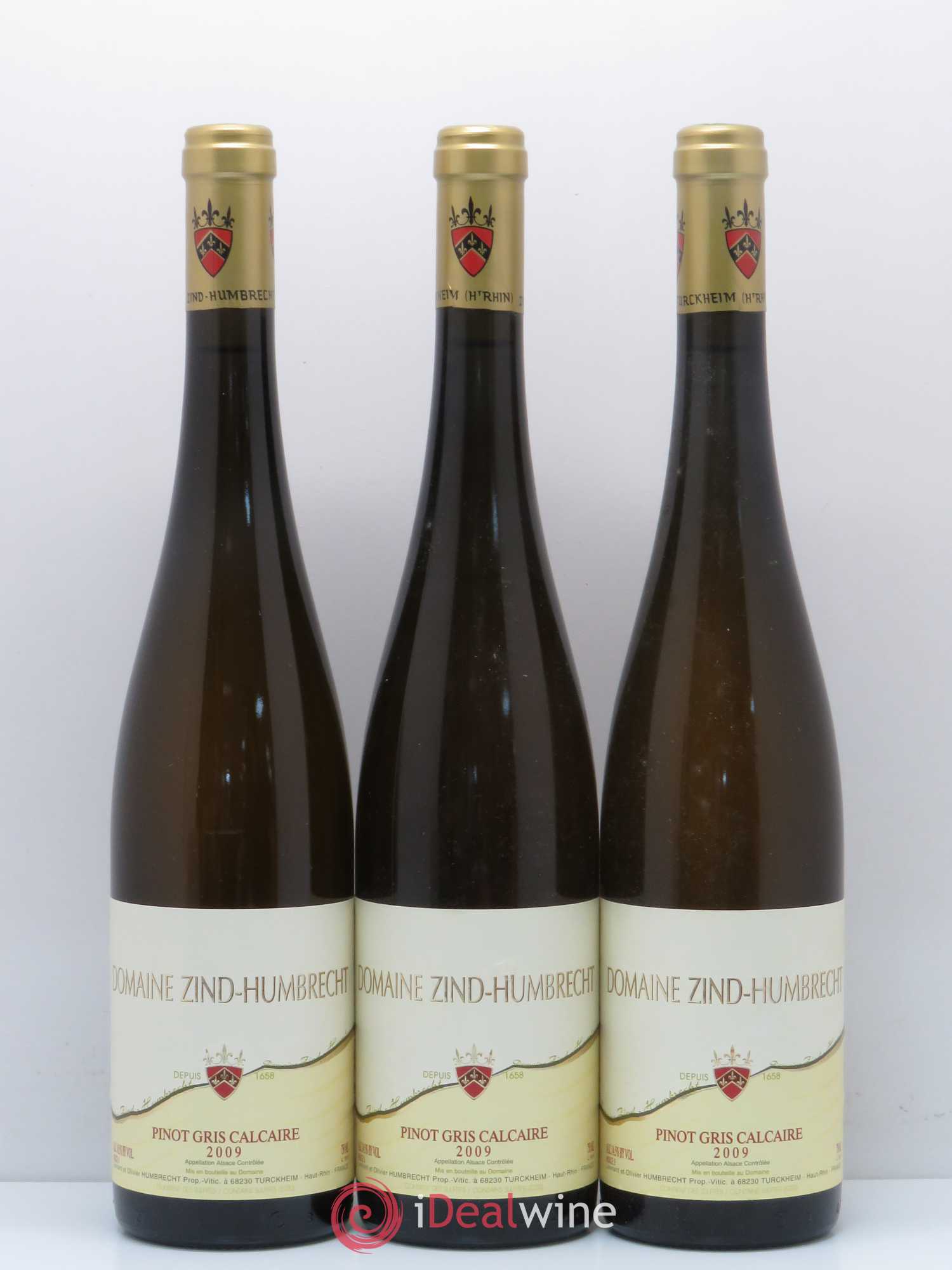 Alsace Pinot Gris Roche Calcaire Zind-Humbrecht (Domaine) 2009 - Lot de 6 bouteilles - 2