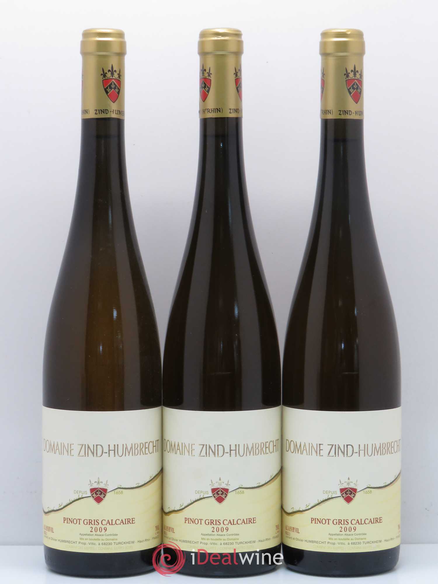 Alsace Pinot Gris Roche Calcaire Zind-Humbrecht (Domaine) 2009 - Lot de 6 bouteilles - 2
