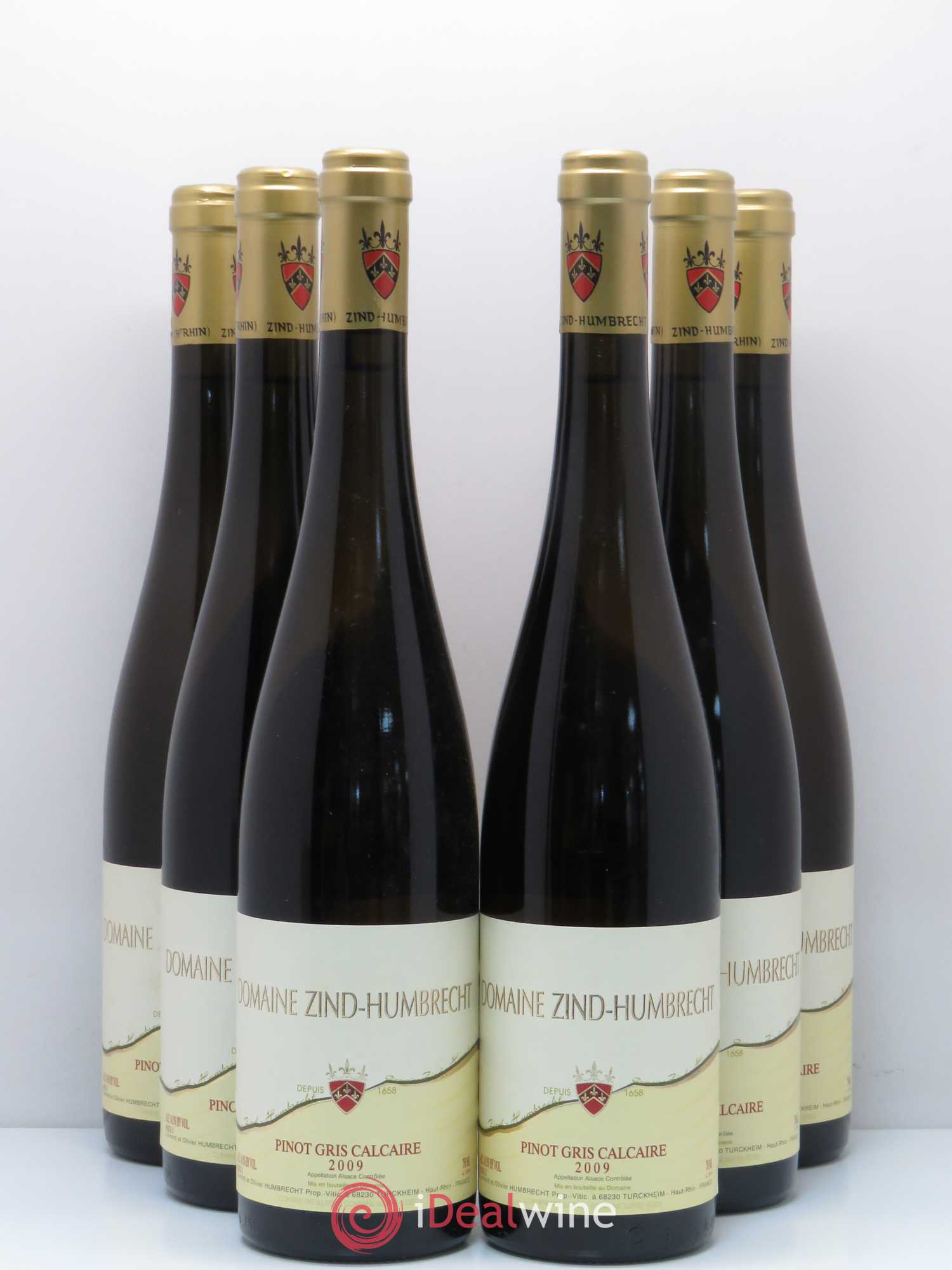 Alsace Pinot Gris Roche Calcaire Zind-Humbrecht (Domaine) 2009 - Lot de 6 bouteilles - 0