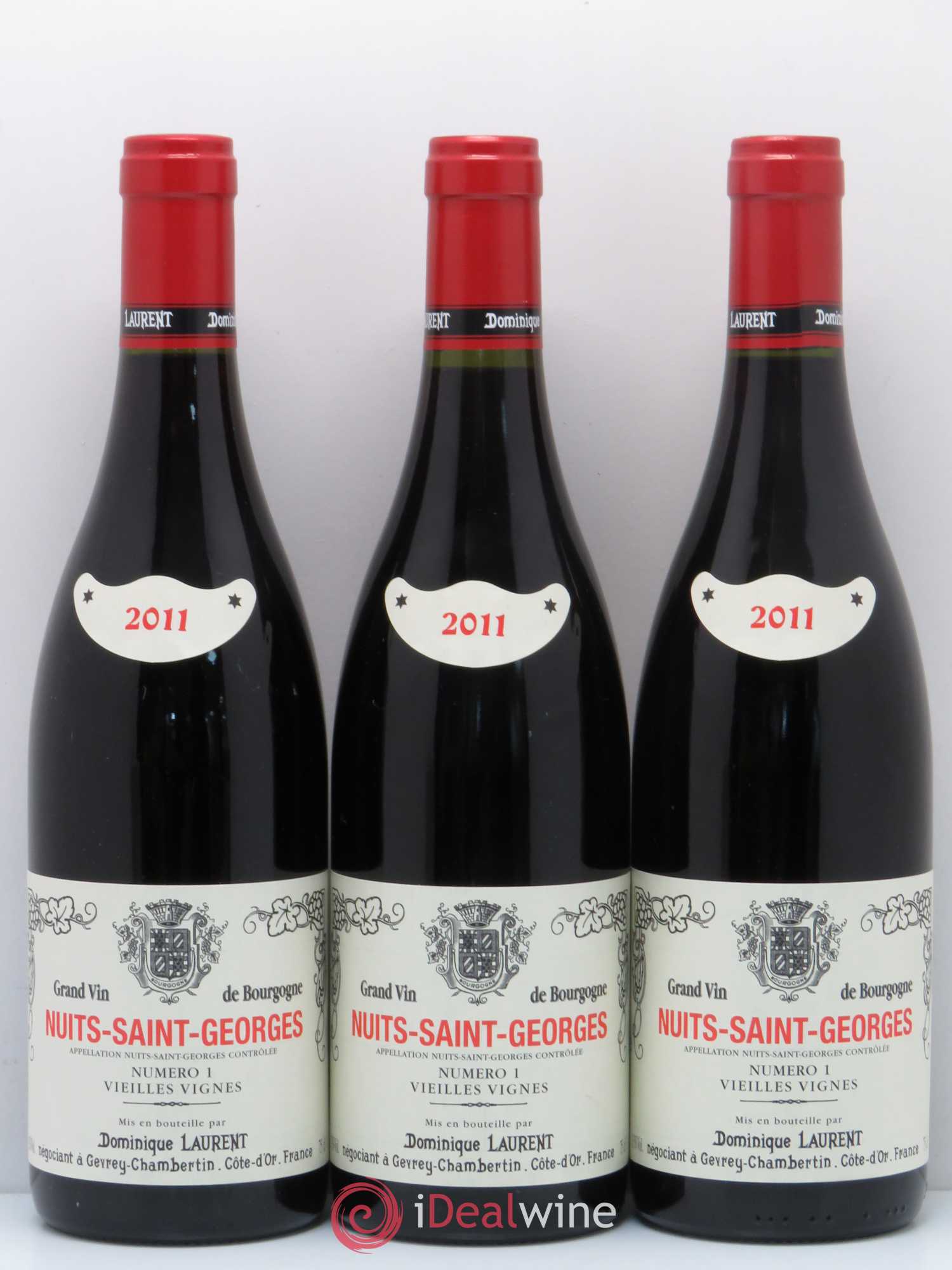 Nuits-Saint-Georges Vieilles Vignes Dominique Laurent Cuvee N°1 2011 - Lot de 6 bouteilles - 2