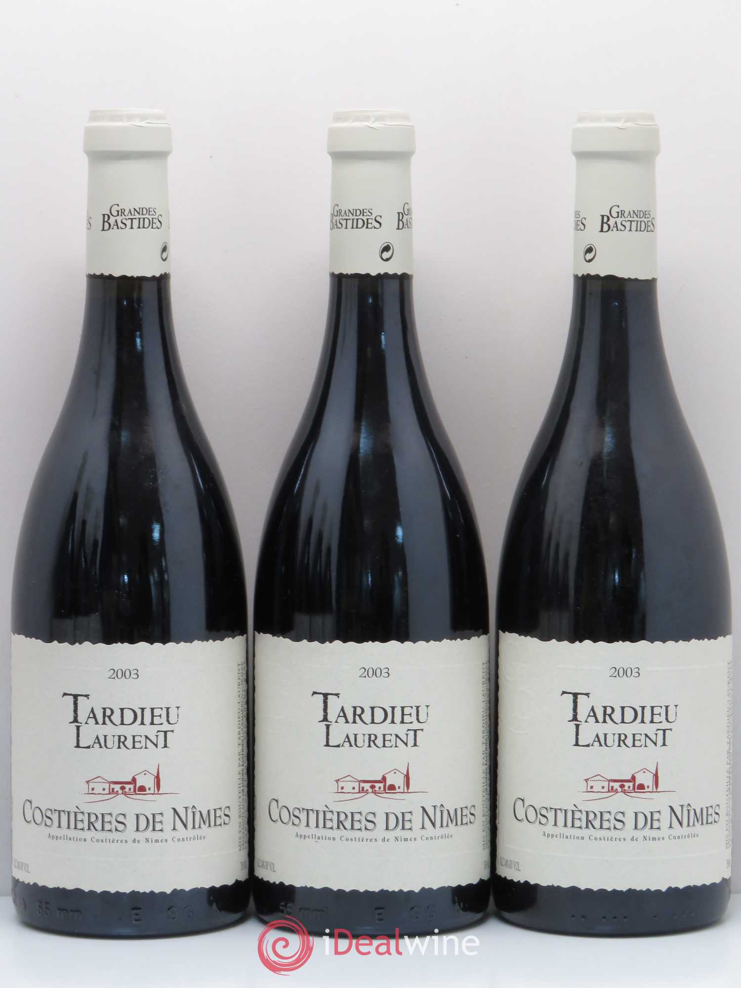 Costières de Nîmes Tardieu Laurent 2003 - Lot de 6 bouteilles - 1