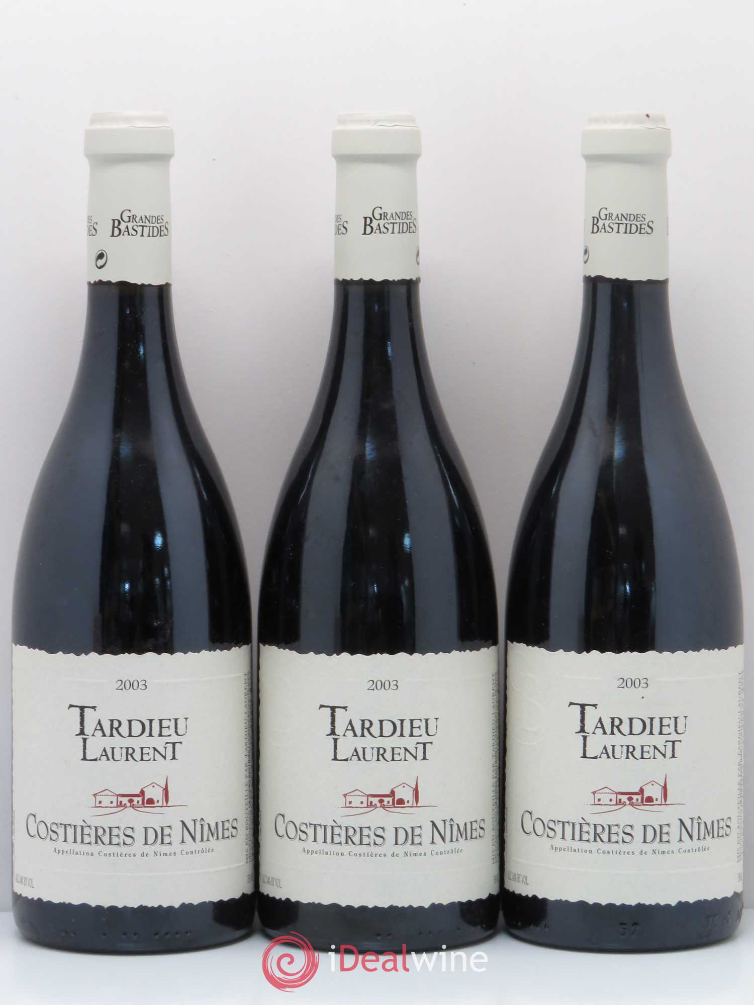 Costières de Nîmes Tardieu Laurent 2003 - Lot de 6 bouteilles - 2