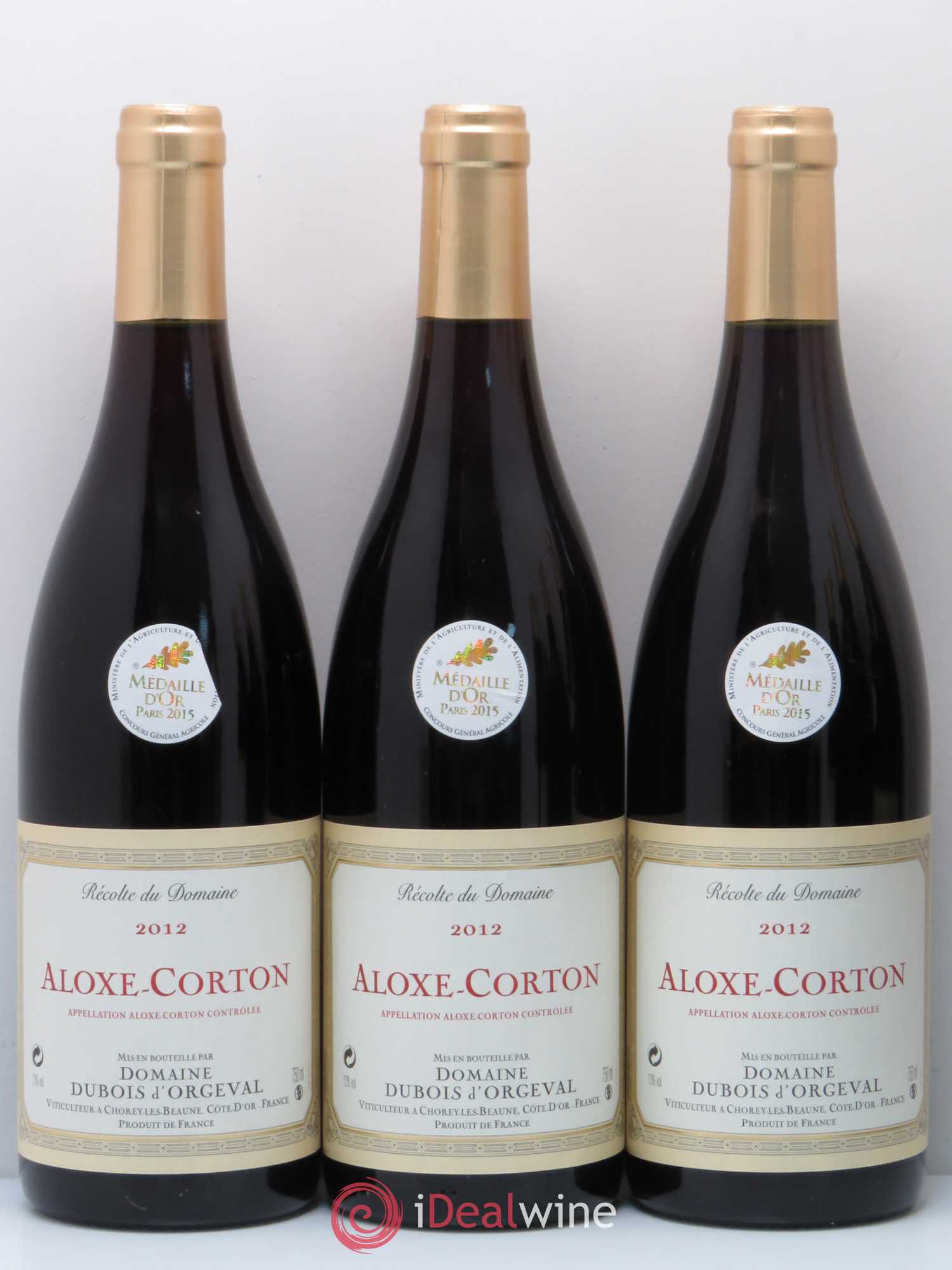 Aloxe-Corton Dubois d'Orgeval 2012 - Posten von 6 Flaschen - 1