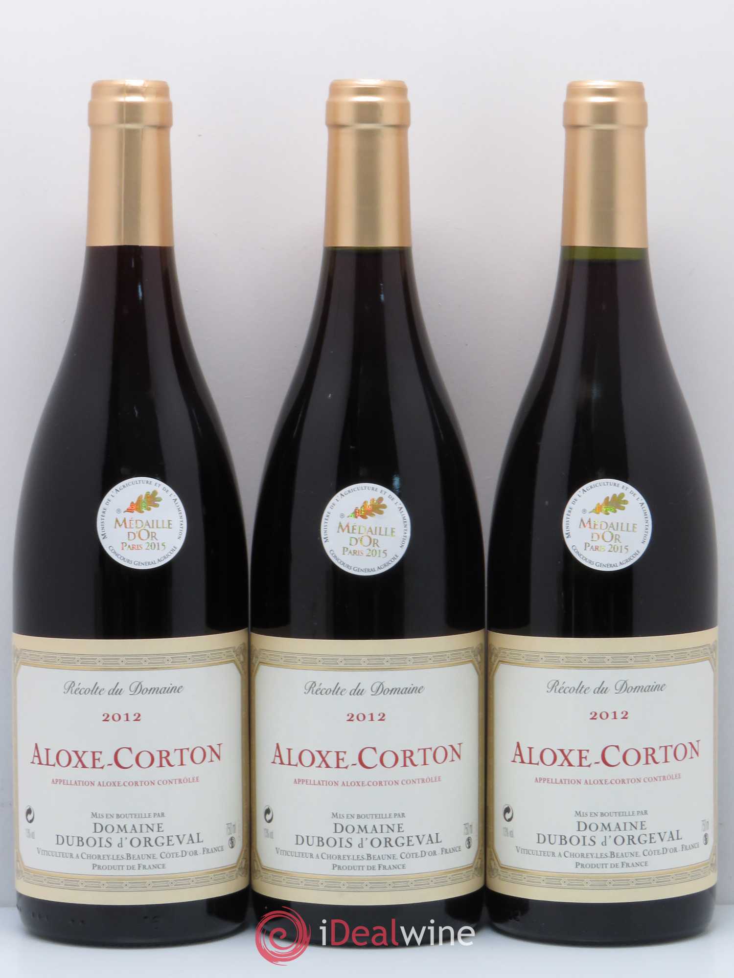 Aloxe-Corton Dubois d'Orgeval 2012 - Posten von 6 Flaschen - 2