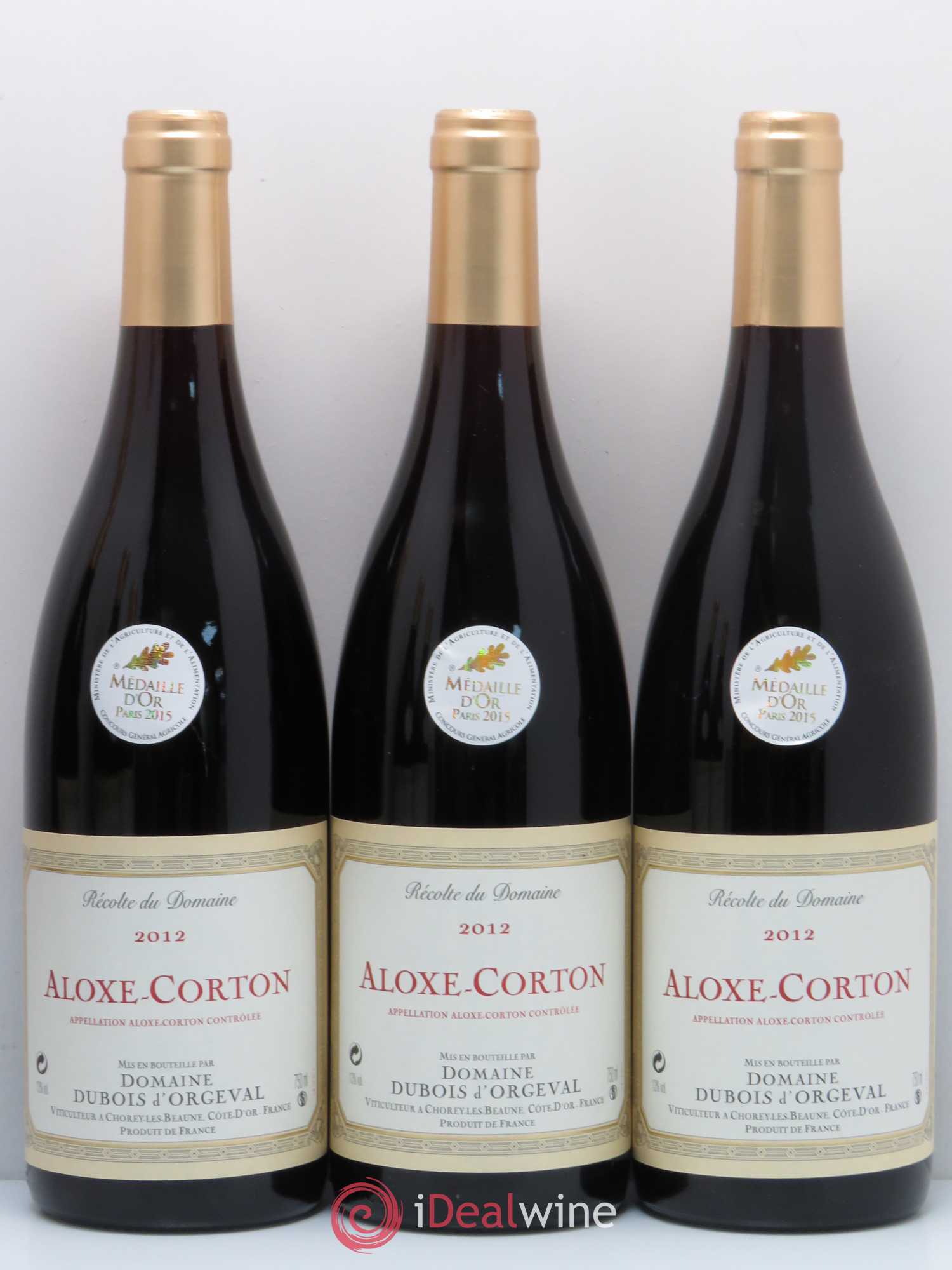 Aloxe-Corton Dubois d'Orgeval 2012 - Posten von 6 Flaschen - 1