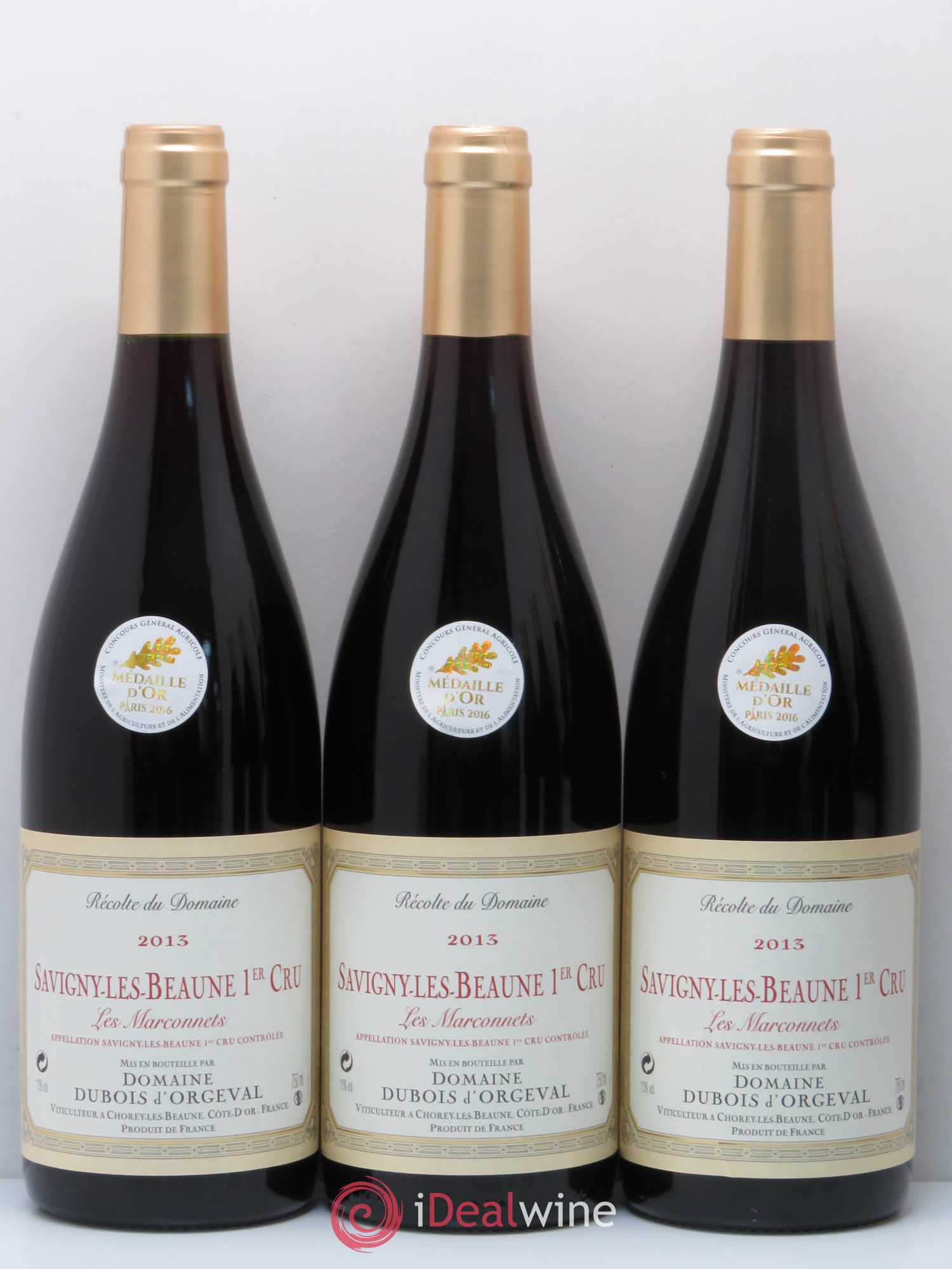 Savigny-lès-Beaune 1er Cru Marconnets Dubois d'Orgeval 2013 - Posten von 6 Flaschen - 1