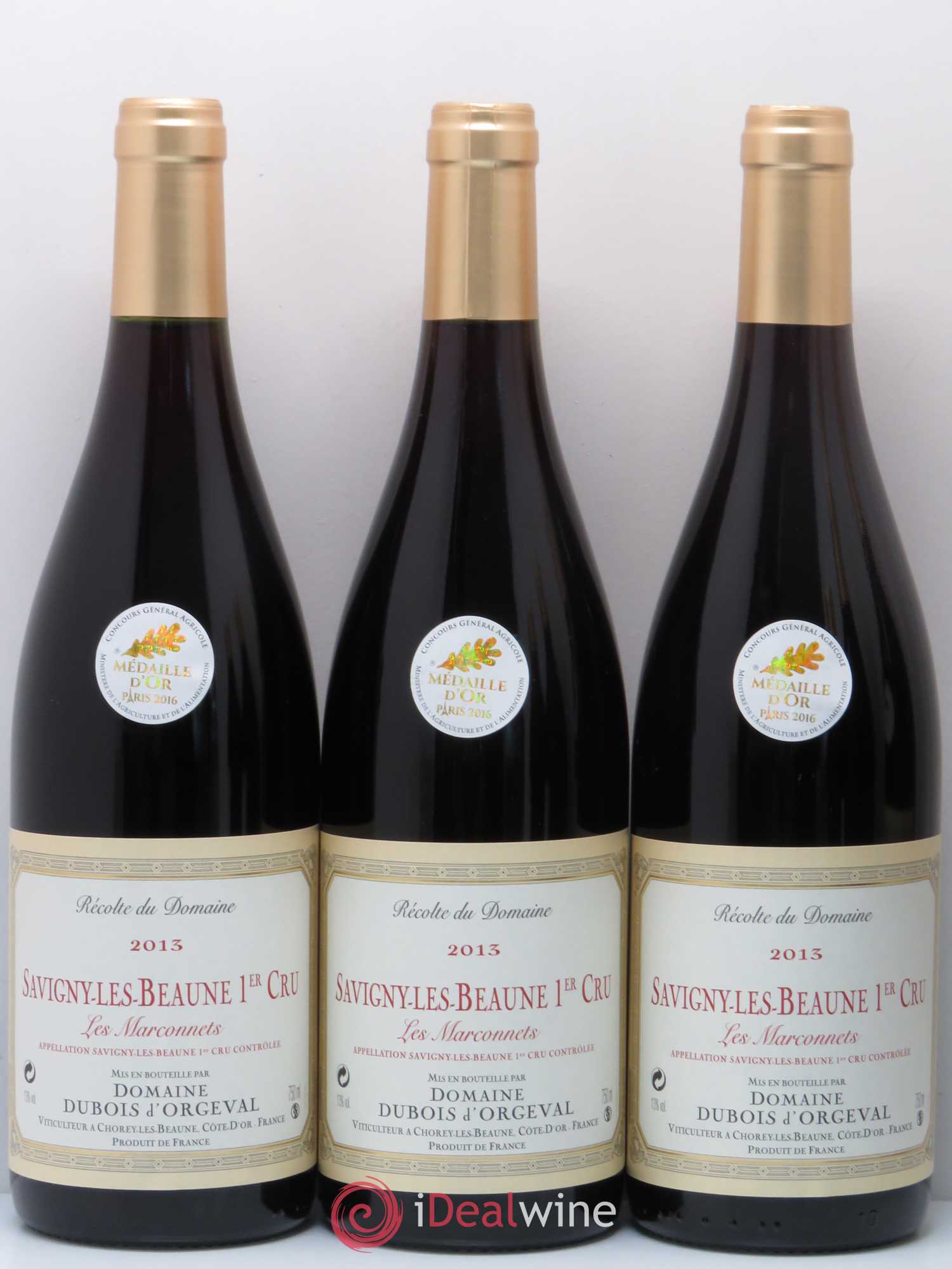 Savigny-lès-Beaune 1er Cru Marconnets Domaine Dubois d'Orgeval 2013 - Posten von 6 Flaschen - 1