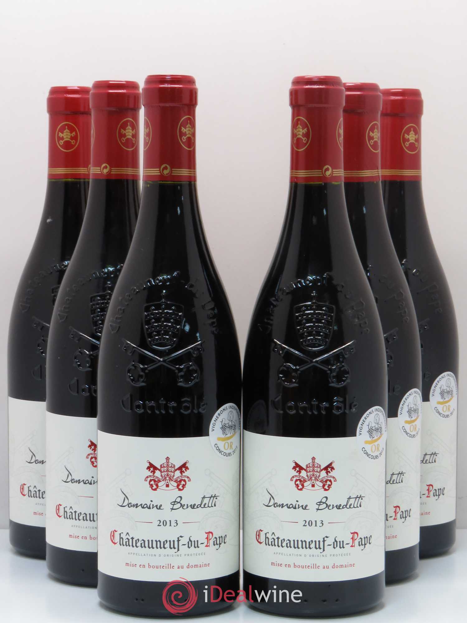 Châteauneuf-du-Pape Domaine Benedetti 2013 - Posten von 6 Flaschen - 0