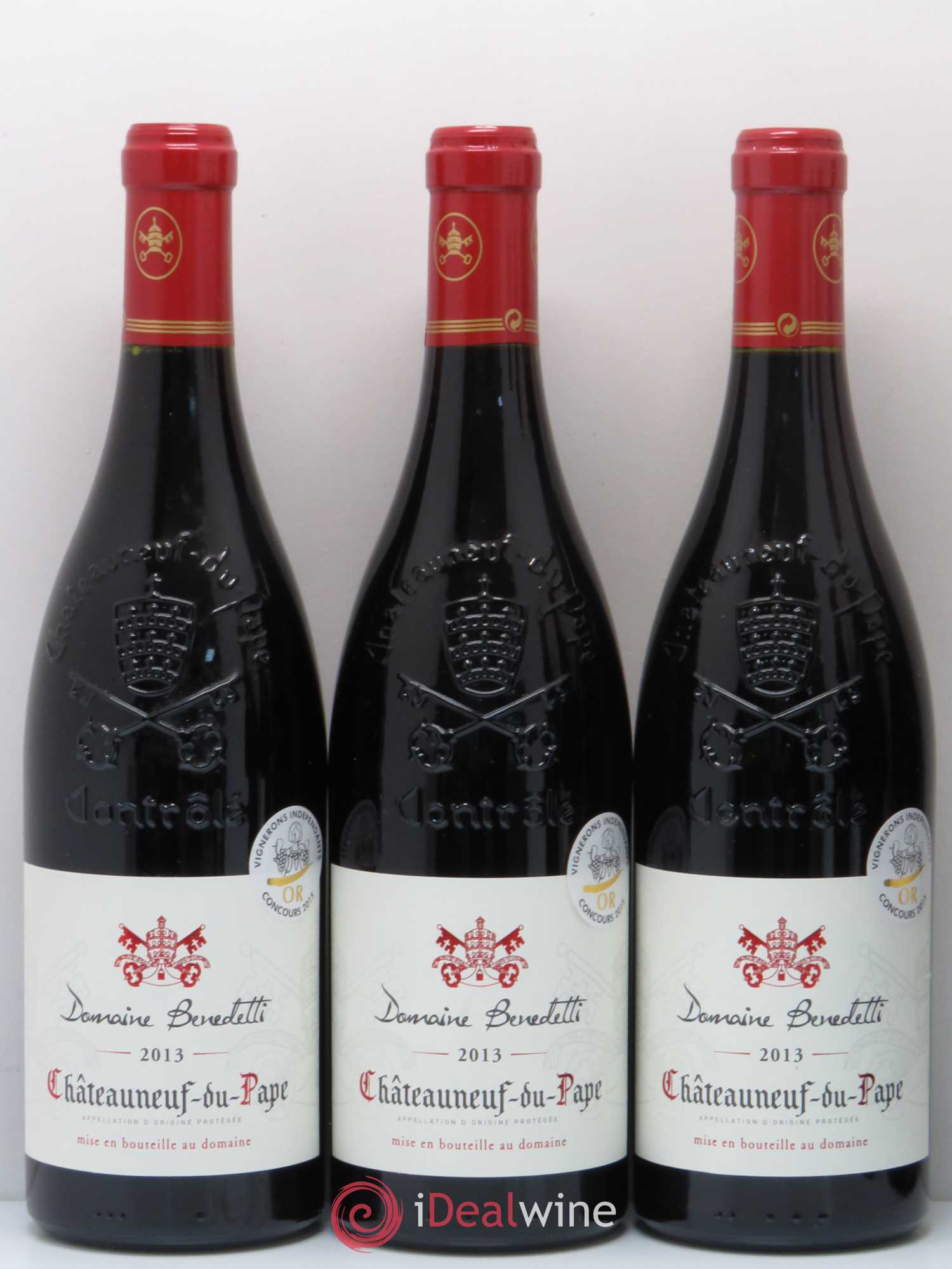 Châteauneuf-du-Pape Domaine Benedetti 2013 - Posten von 6 Flaschen - 1