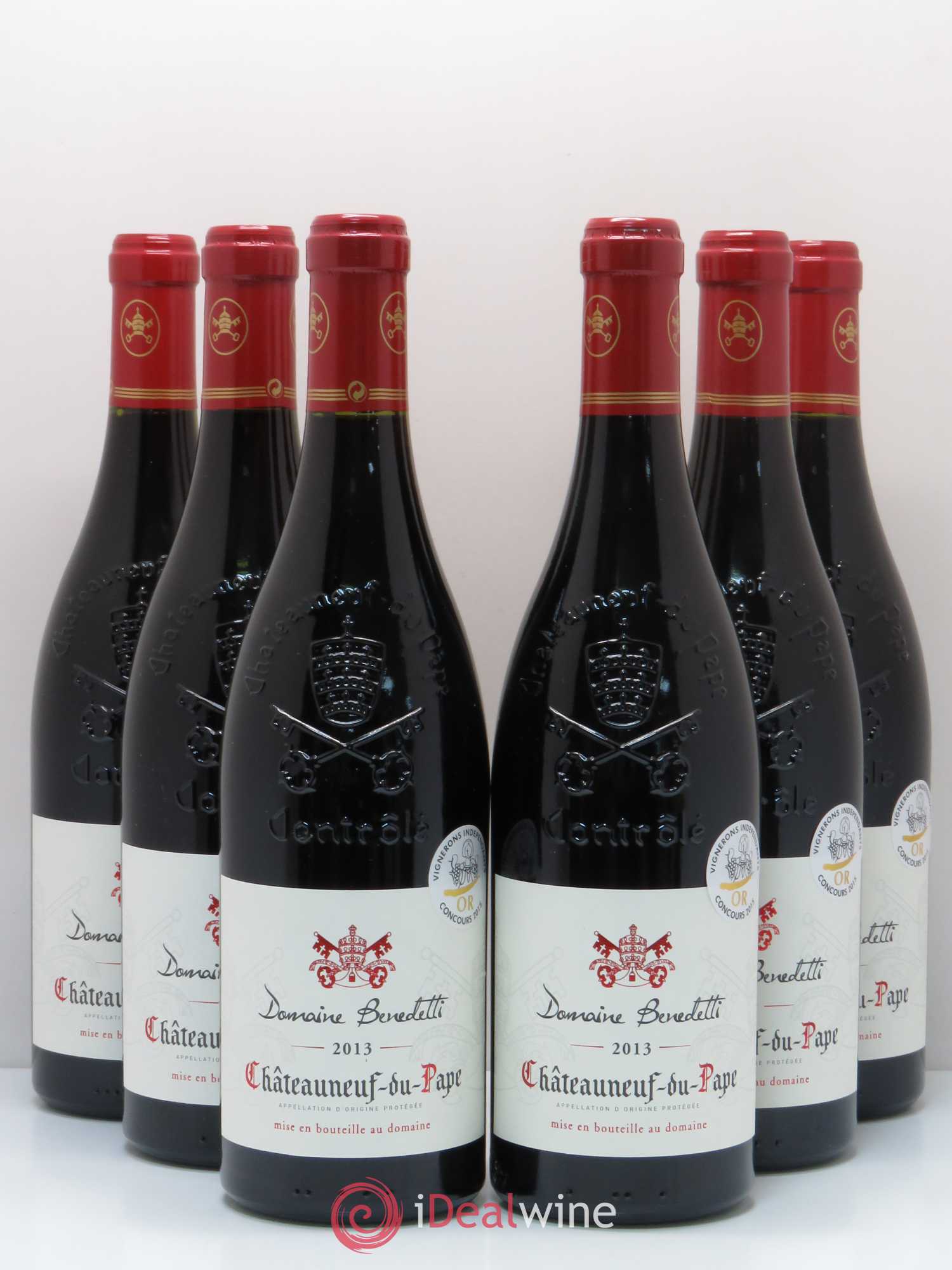 Châteauneuf-du-Pape Domaine Benedetti 2013 - Posten von 6 Flaschen - 0