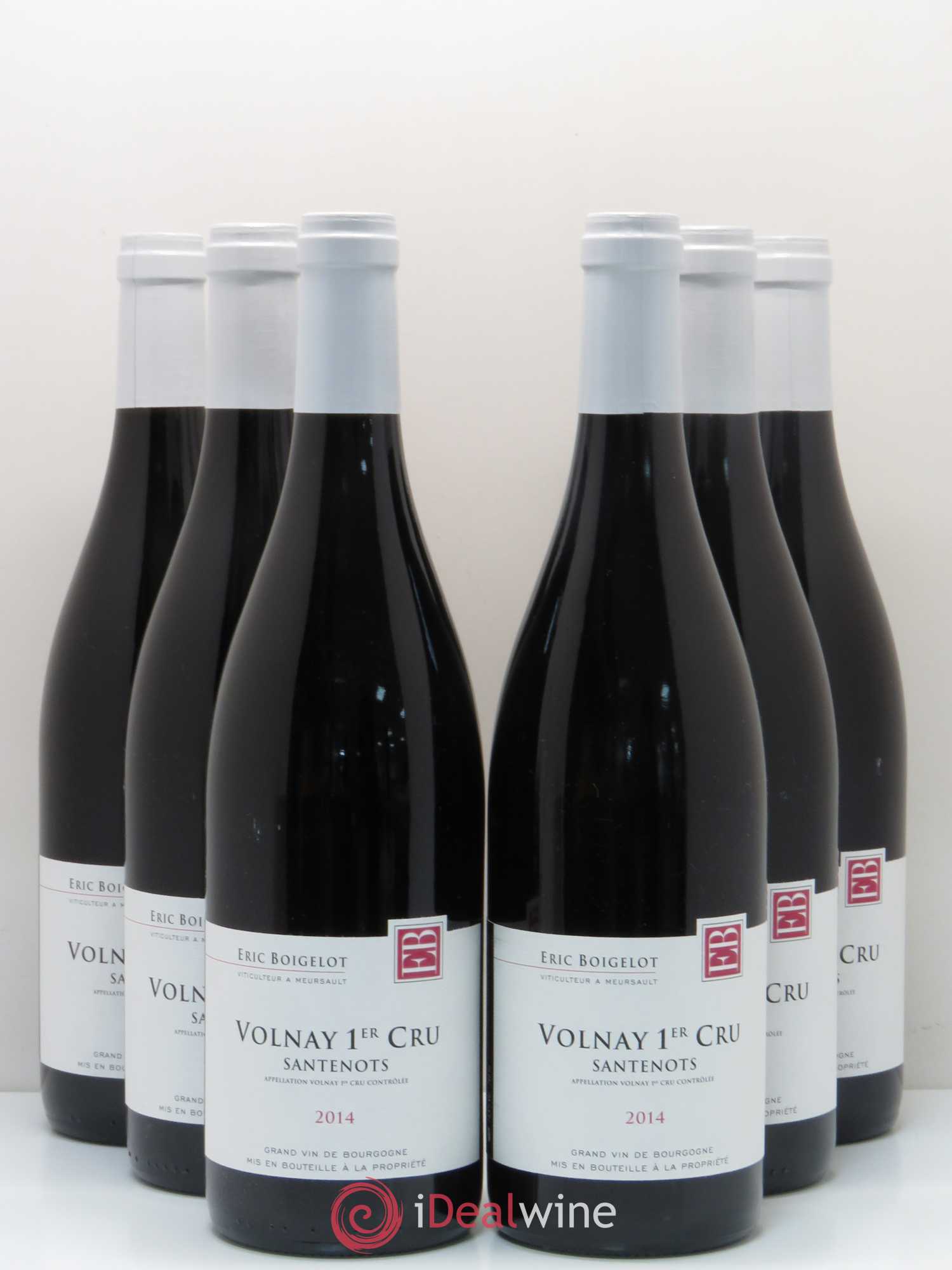 Volnay 1er Cru Santenots Domaine Boigelot 2014 - Posten von 6 Flaschen - 0