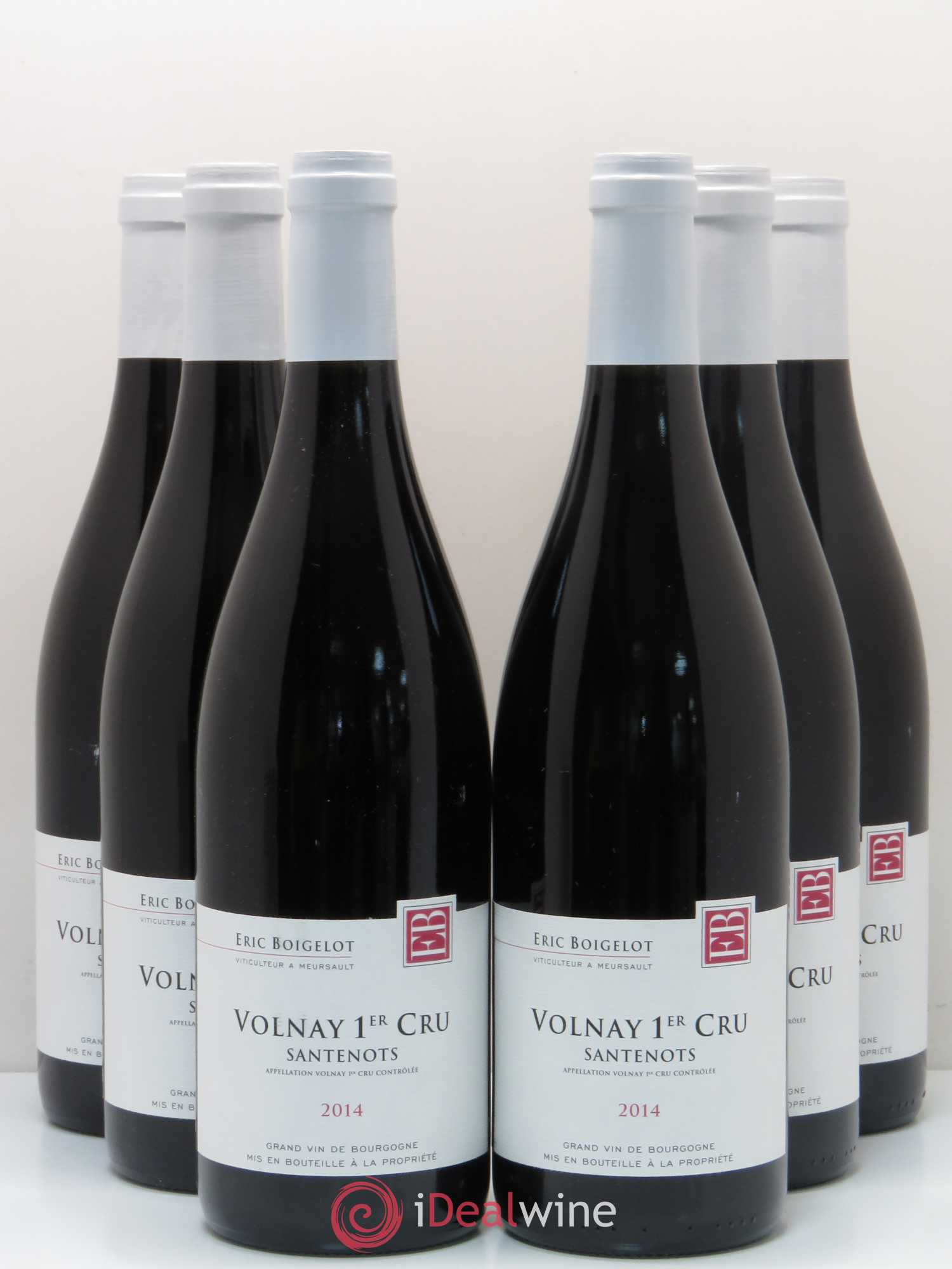 Volnay 1er Cru Santenots Domaine Boigelot 2014 - Posten von 6 Flaschen - 0