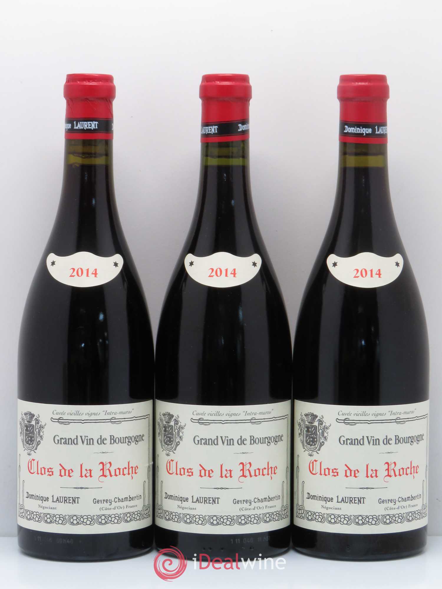 Clos de la Roche Grand Cru Vieilles vignes Intra-muros Dominique Laurent 2014 - Lotto di 6 bottiglie - 2