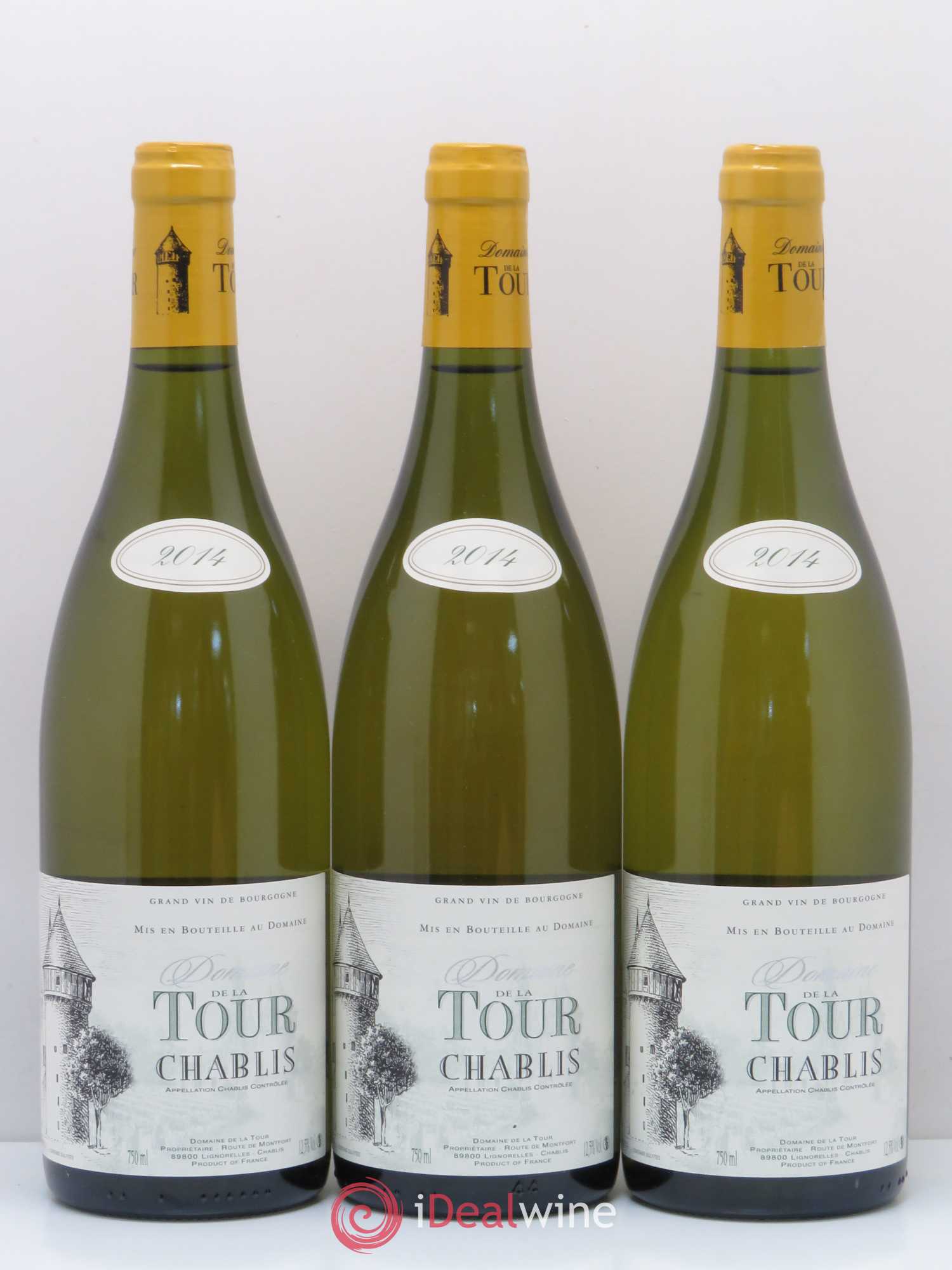 Chablis Domaine de La Tour 2014 - Lot de 6 bouteilles - 2
