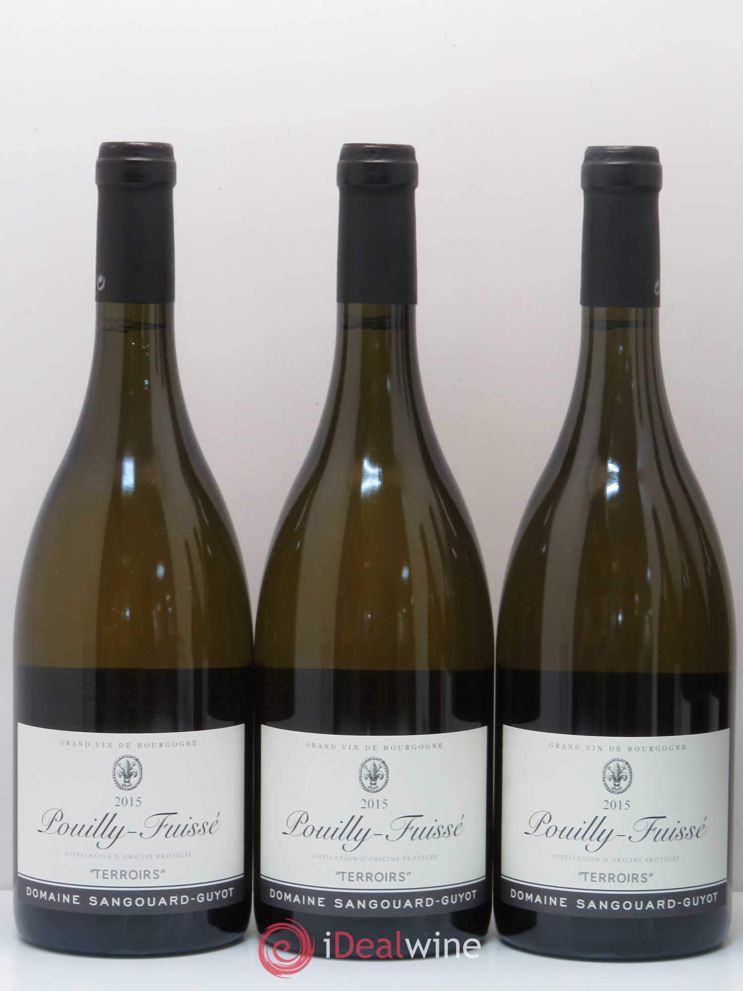 Pouilly-Fuissé Terroirs Domaine Sangouard Guyot 2015 - Posten von 6 Flaschen - 1