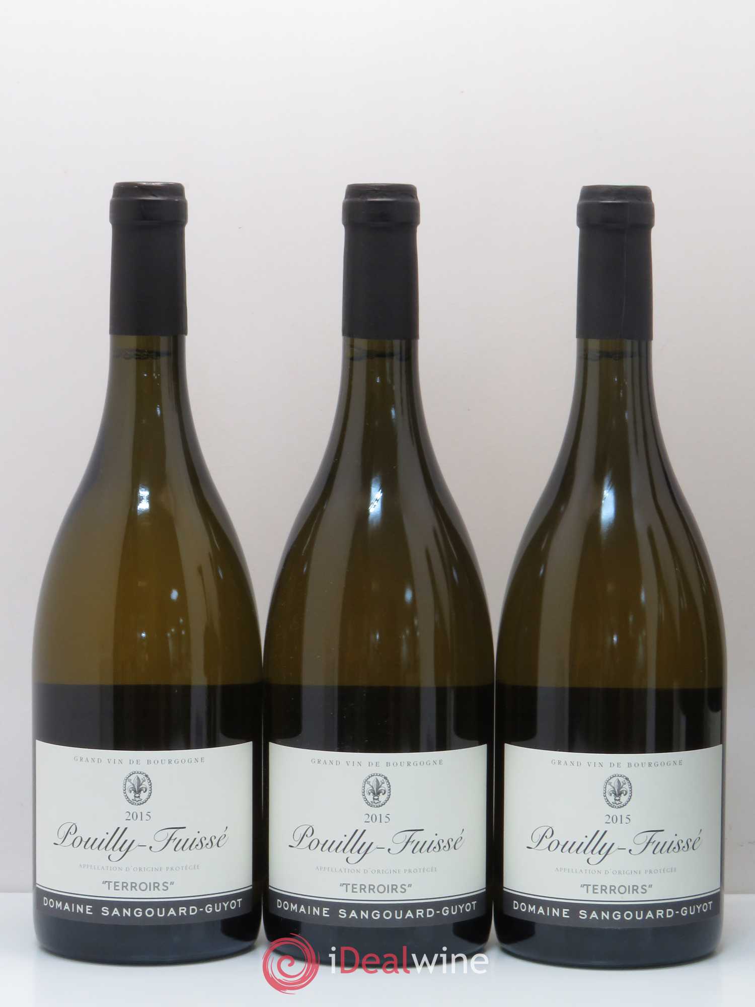Pouilly-Fuissé Terroirs Domaine Sangouard Guyot 2015 - Posten von 6 Flaschen - 1