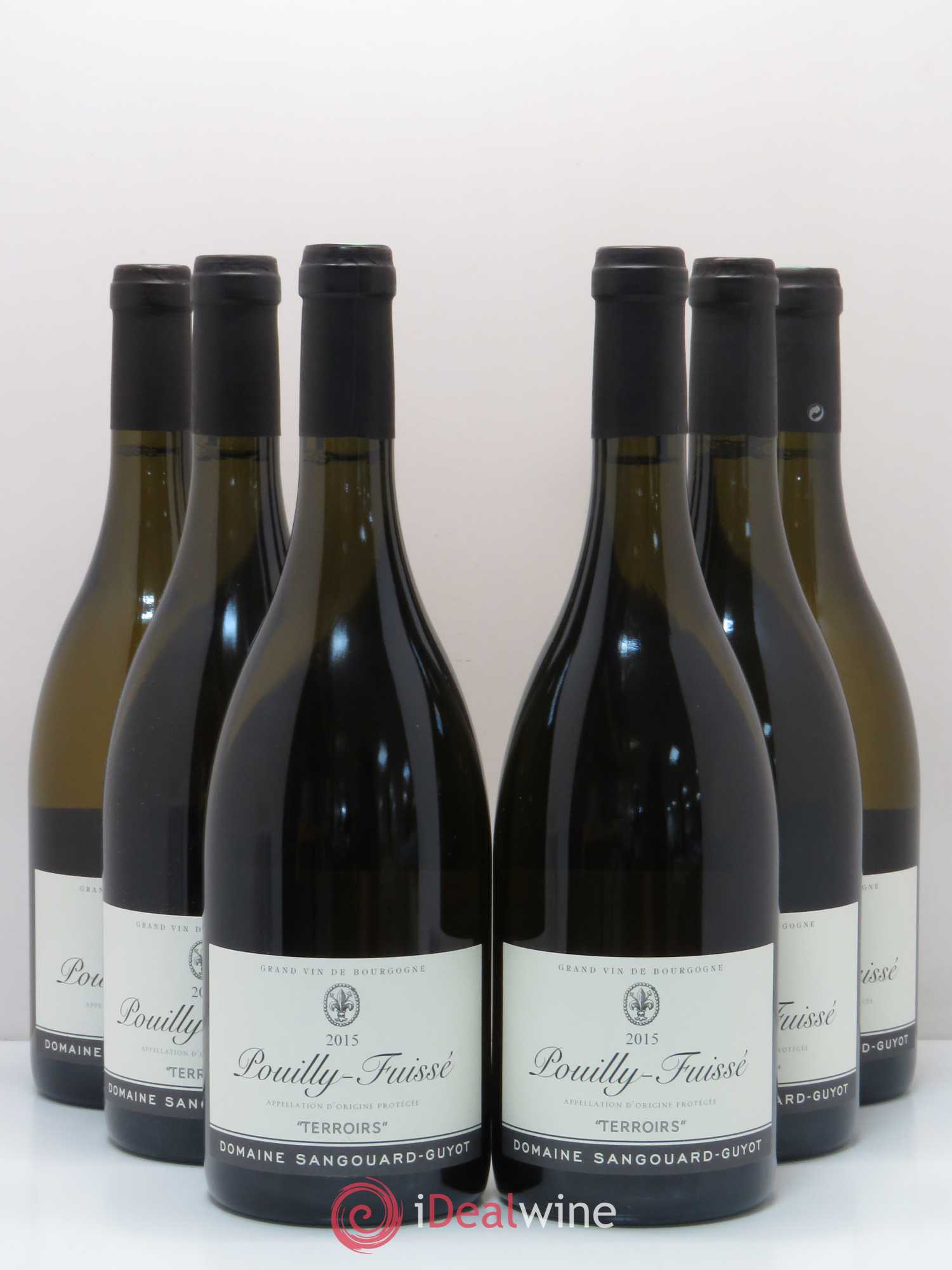 Pouilly-Fuissé Terroirs Domaine Sangouard Guyot 2015 - Posten von 6 Flaschen - 0