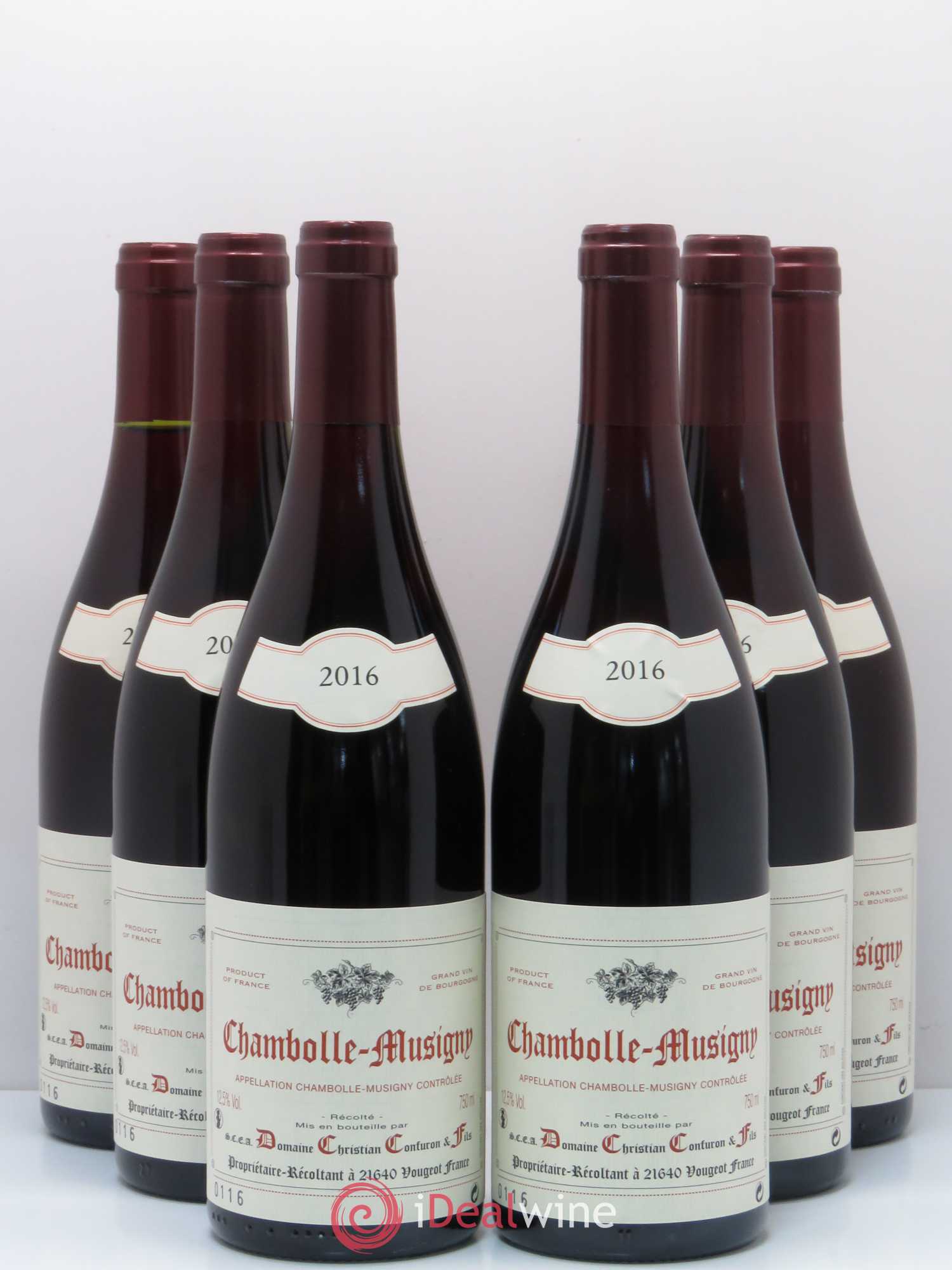 Chambolle-Musigny Christian Confuron 2016 - Lot de 6 bouteilles - 0