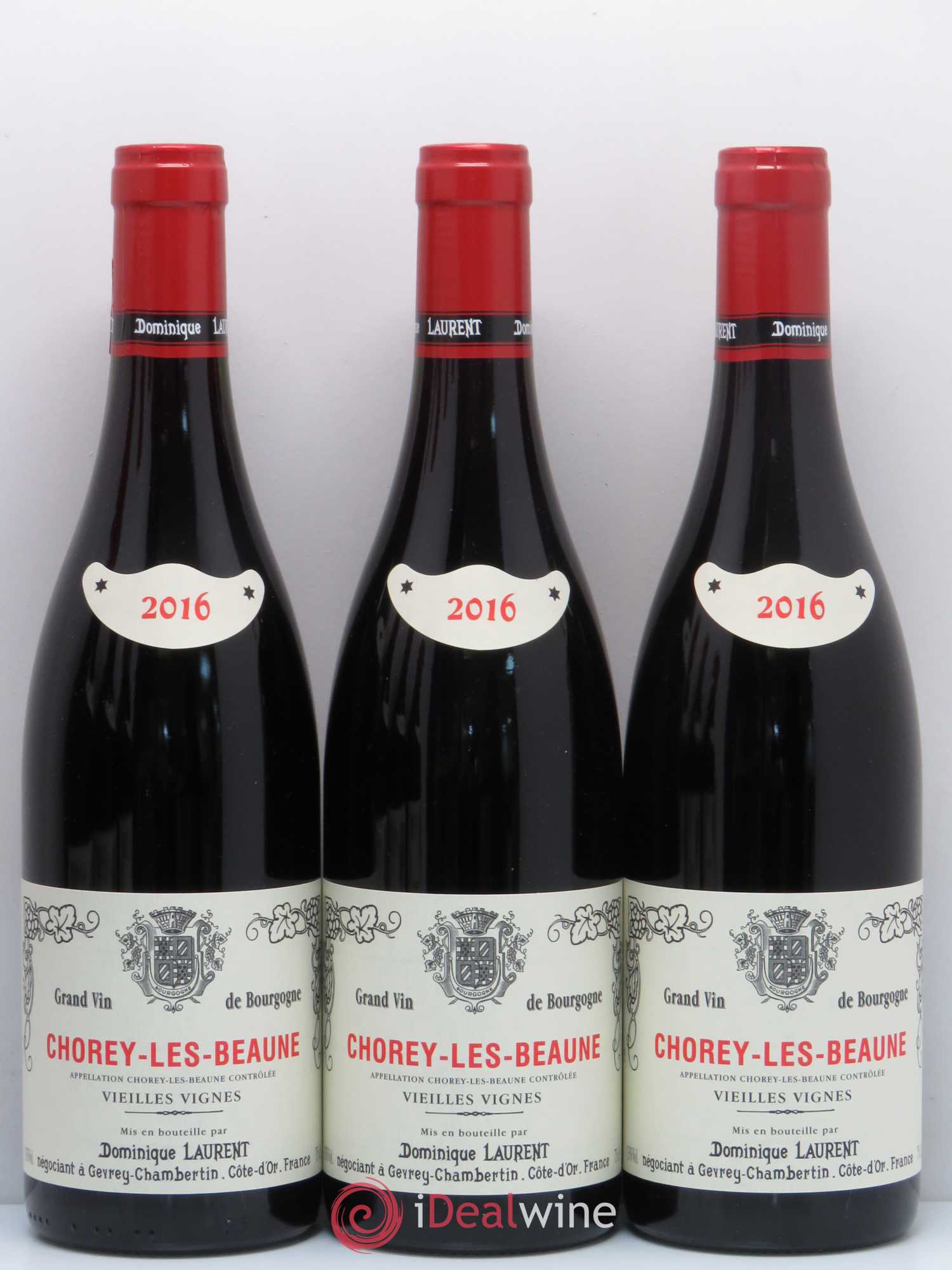 Chorey-lès-Beaune Vieilles Vignes Dominique Laurent 2016 - Lot de 6 bouteilles - 1