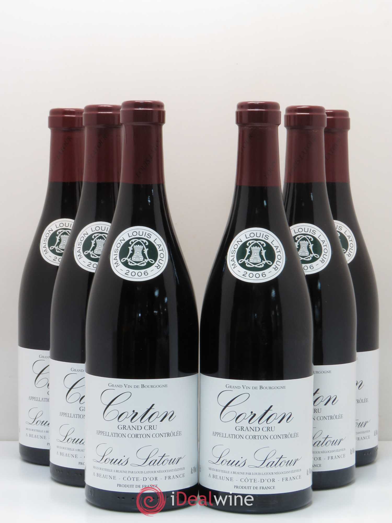 Corton Grand Cru Louis Latour 2006 - Lot de 6 bouteilles - 0