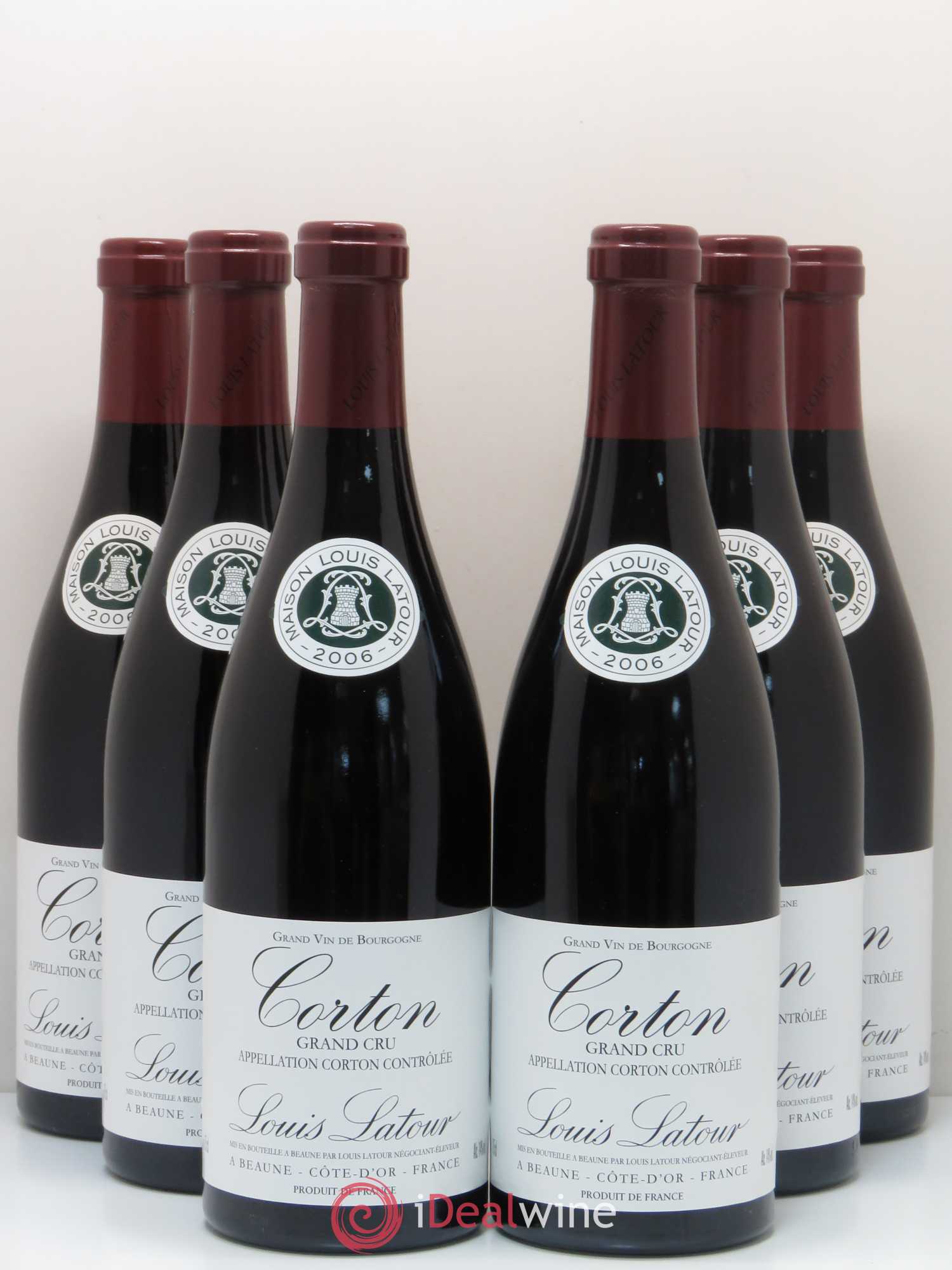 Corton Grand Cru Louis Latour 2006 - Lot de 6 bouteilles - 0